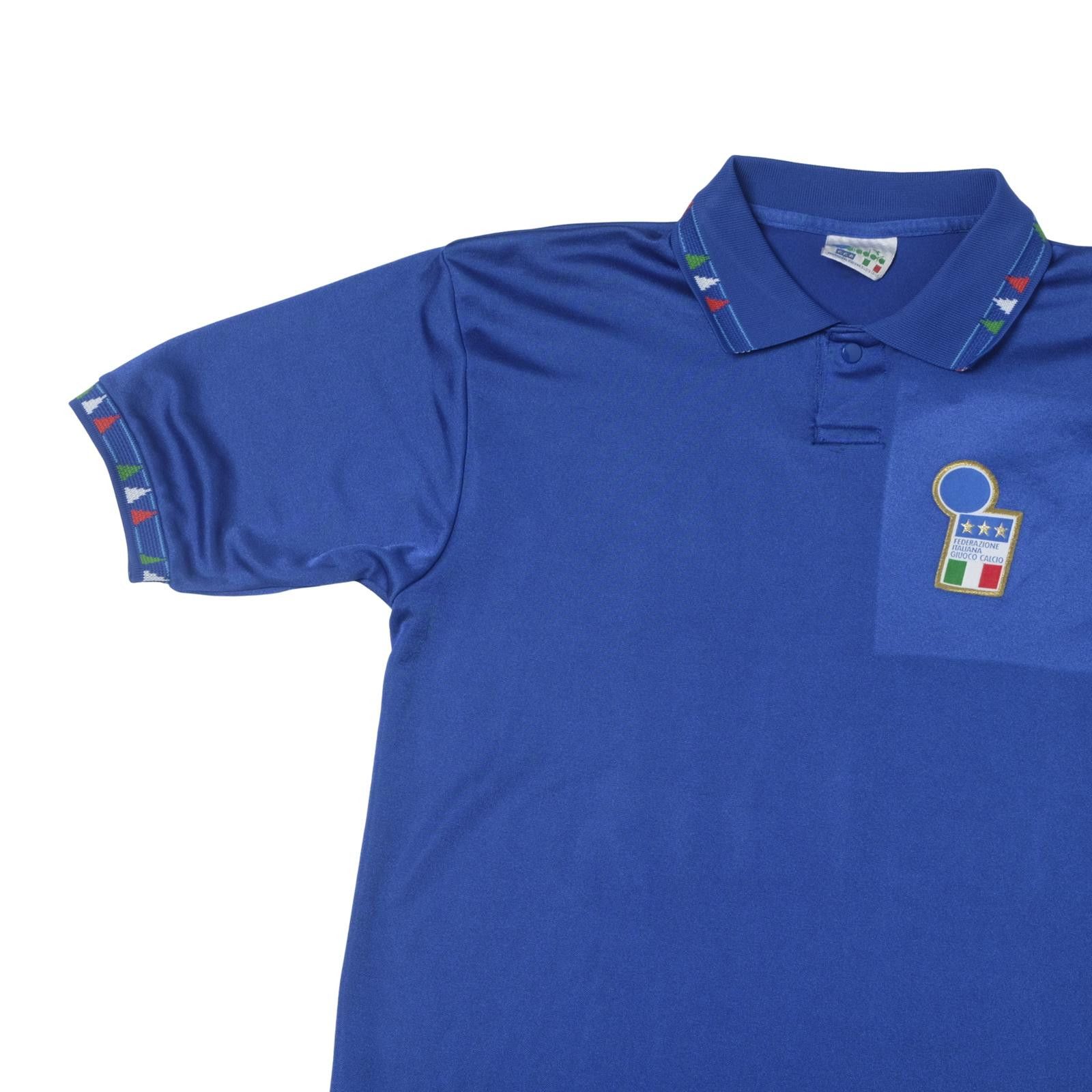 Diadora 1992/93 Italy Home Shirt Diadora (M/L) Size US M / EU 48-50 / 2 - 3 Thumbnail