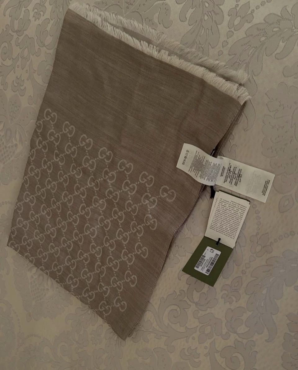 Gucci Gucci Silk and Wool Shawl / Wrap / Scarf Size ONE SIZE - 4 Thumbnail