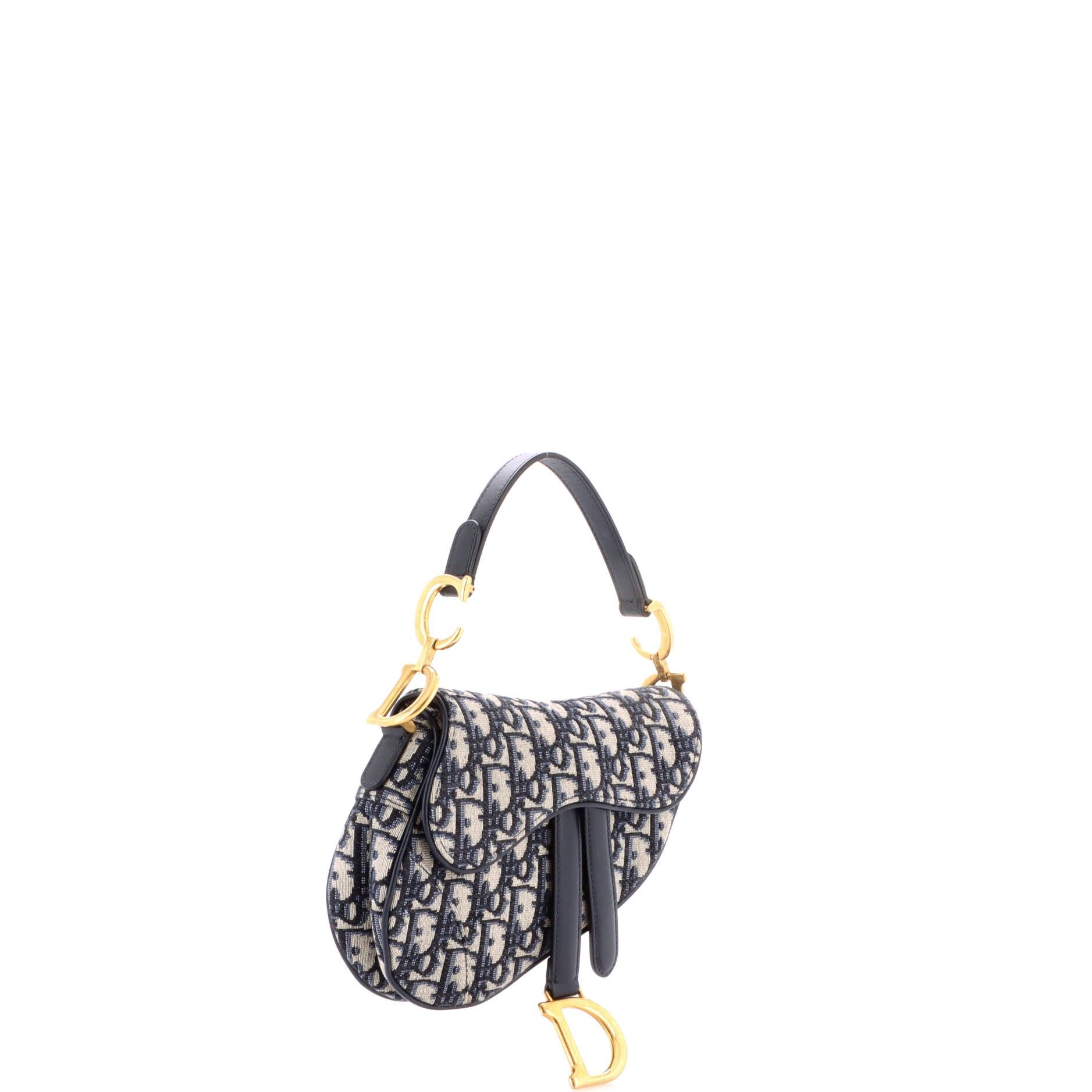 Dior Saddle Handbag Oblique Canvas Mini Size ONE SIZE - 1 Thumbnail