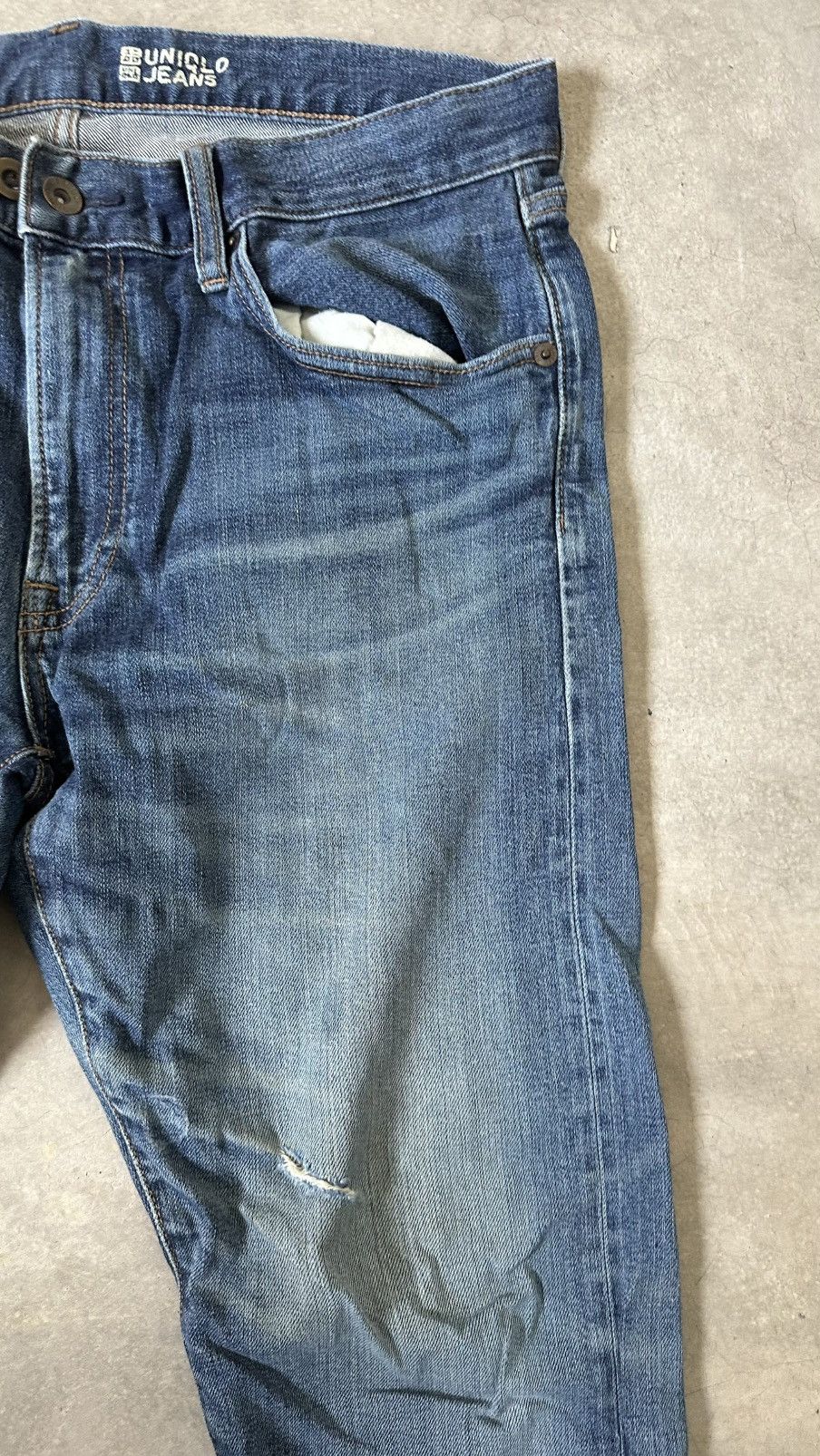 Japanese Brand VINTAGE UNIQLO JAPAN SELVEDGE DENIM PANT Size US 36 / EU 52 - 4 Thumbnail