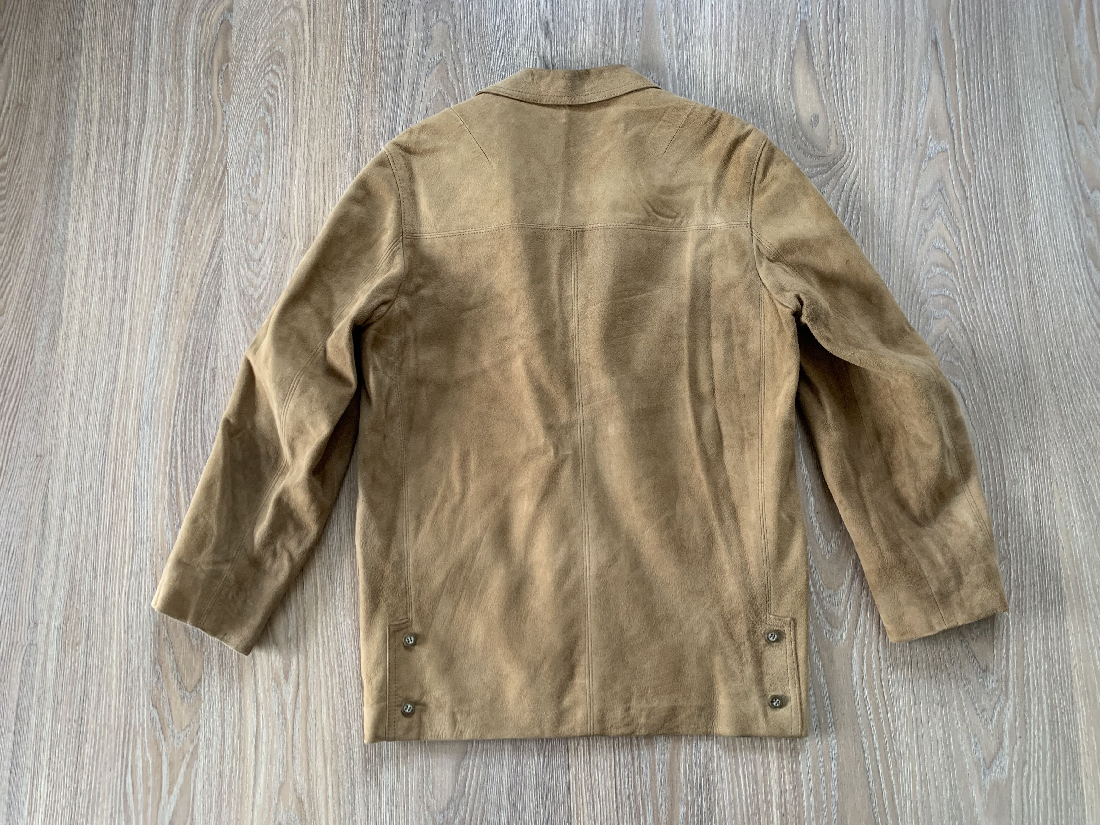 Vintage Rare Vintage John Palermo Suede Leather Jacket Size US L / EU 52-54 / 3 - 3 Thumbnail