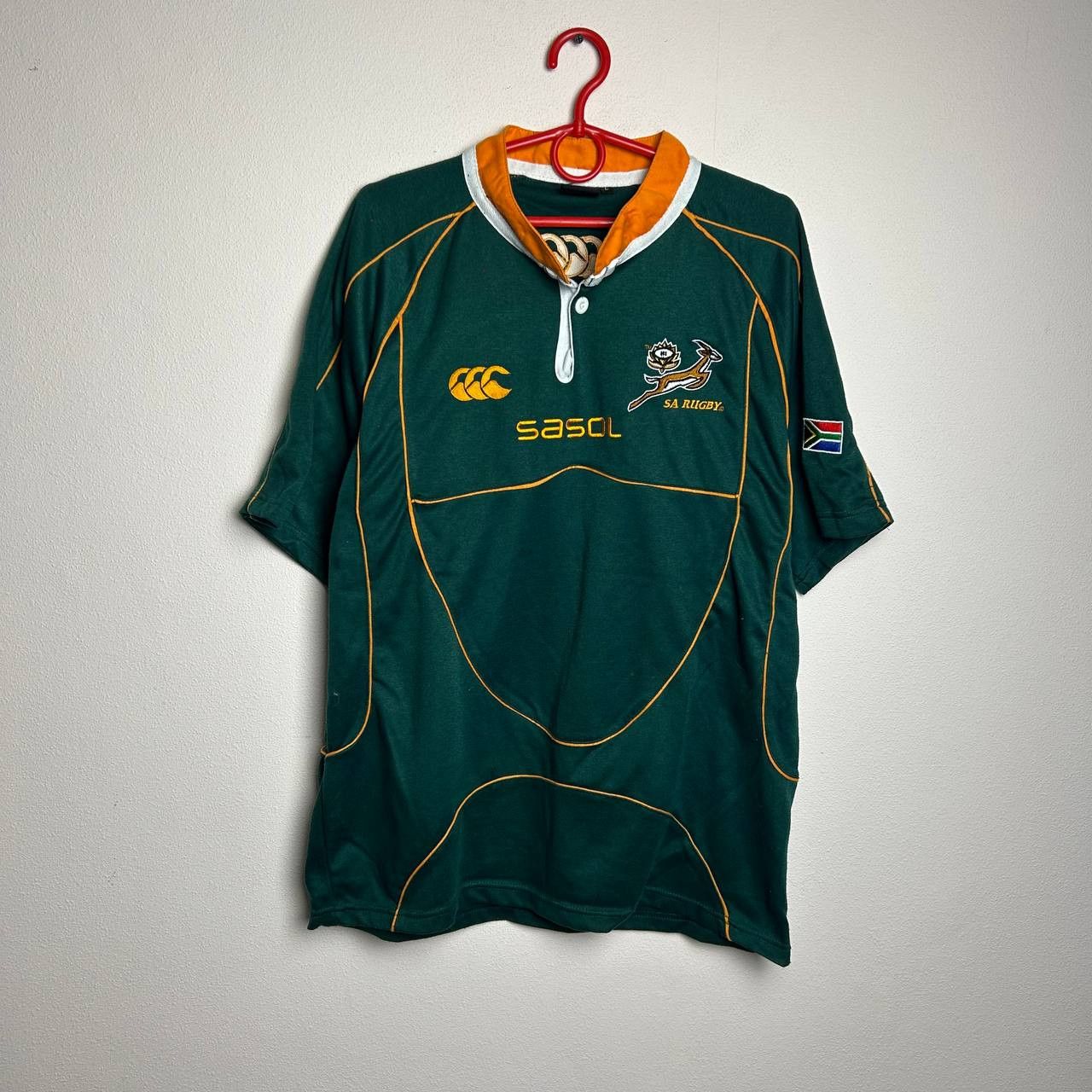 Canterbury of New Zealand Vintage Canterbury South Africa 90s rugby sport jersey Size US L / EU 52-54 / 3 - 1 Thumbnail