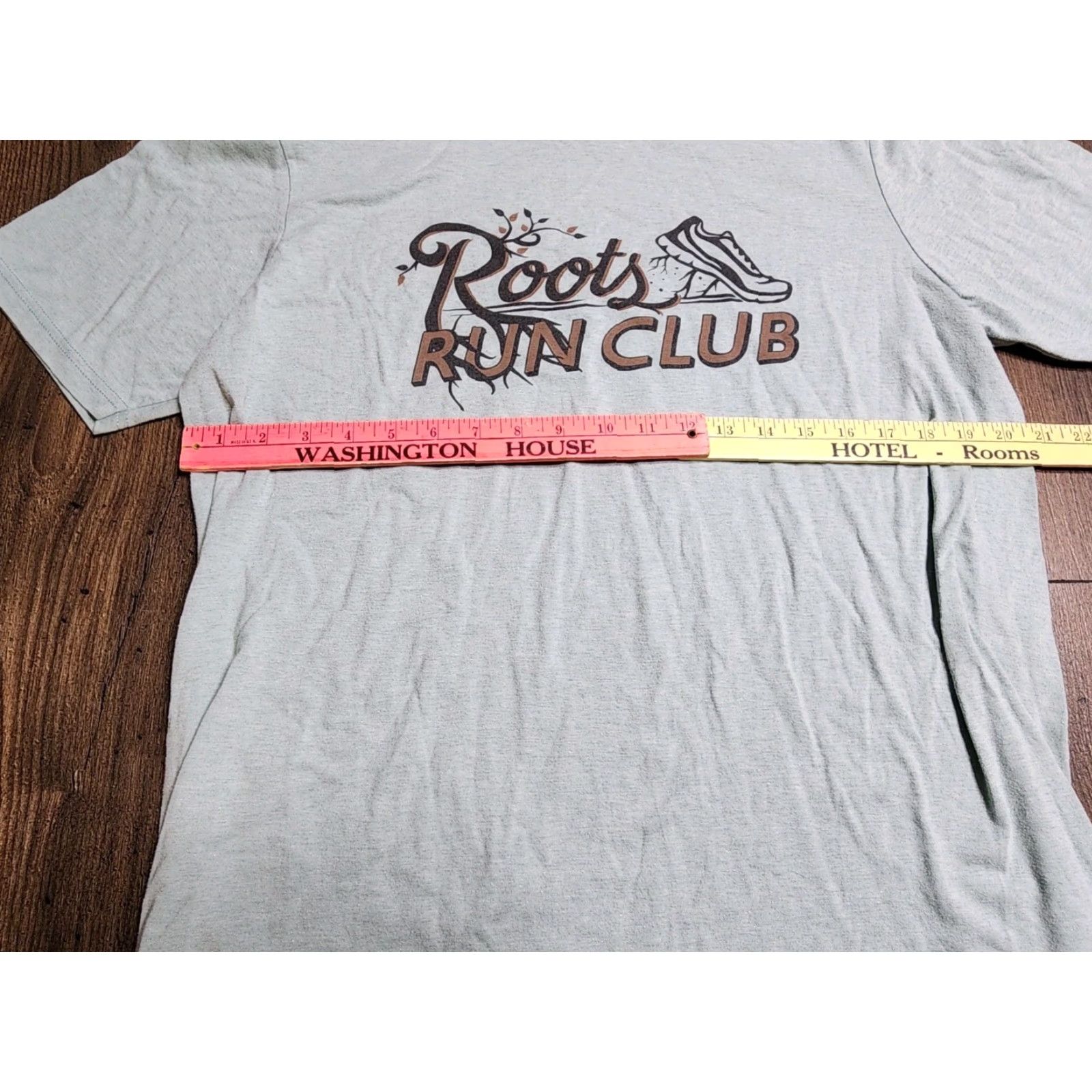 Roots Grove Roots Brewing Co T-Shirt Men XL Green Run Club Double-Sided Beer Brewery Winter Crew Neck Short Sleeve Mens Size US XL / EU 56 / 4 - 3 Thumbnail