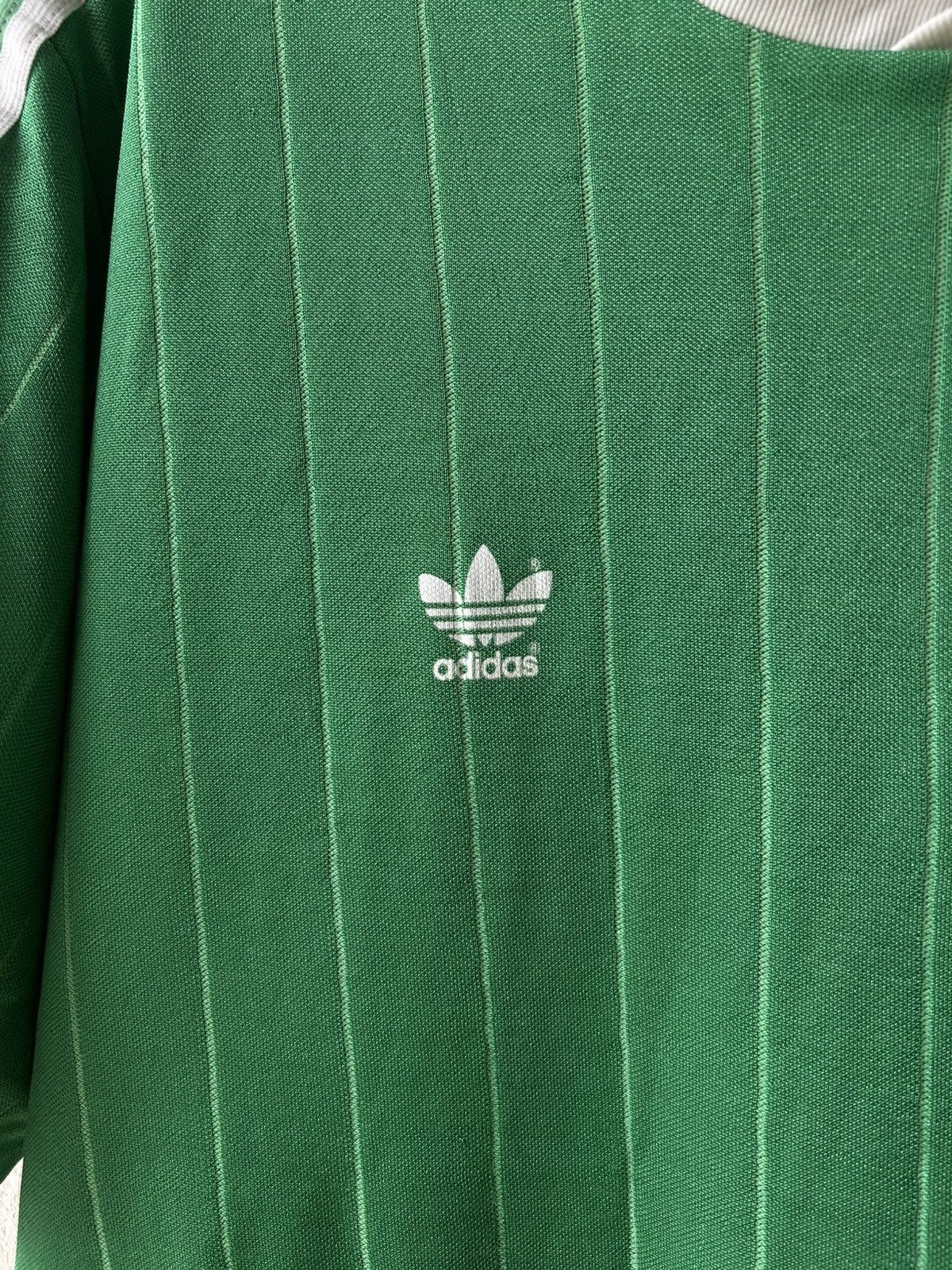 Adidas Retro Adidas 80s 90s Trefoil Jersey Made in Yugoslavia Size US L / EU 52-54 / 3 - 9 Thumbnail