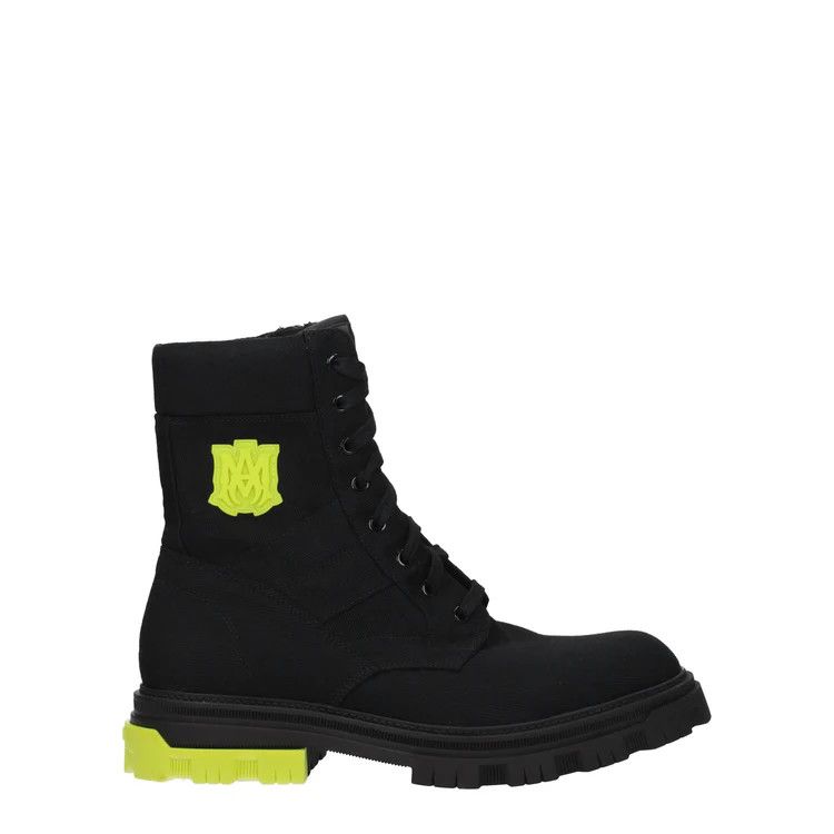 Amiri o1y0525 Logo Ankle Boots in Black Size US 7 / EU 40 - 1 Thumbnail