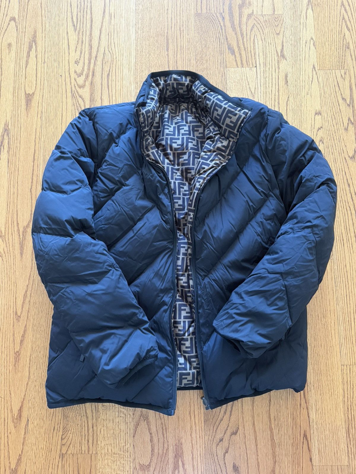Fendi ***RARE REVERSIBLE MONOGRAM FENDI COAT Size US L / EU 52-54 / 3 - 3 Thumbnail