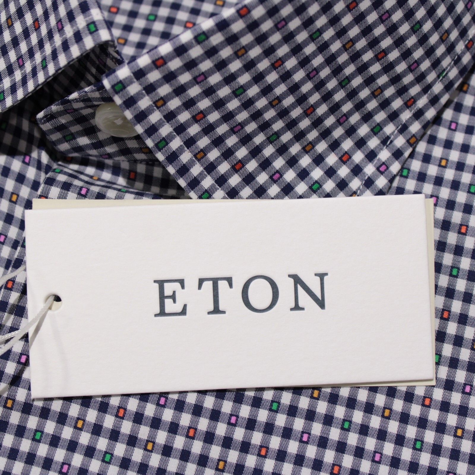 Eton Eton New with tags Shirt Size XL US In Blue Size US XL / EU 56 / 4 - 2 Thumbnail