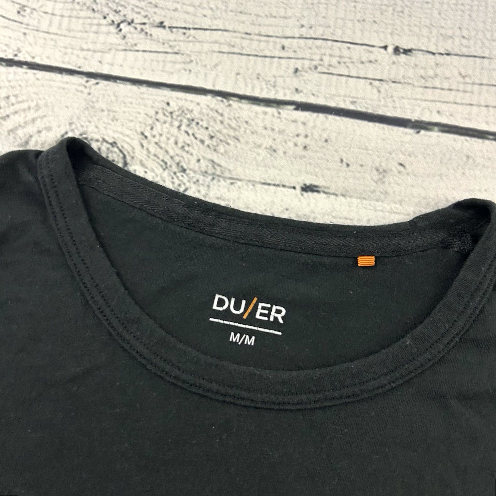 Vintage DU/ER Short Sleeve T-Shirt Men's M Black Size US M / EU 48-50 / 2 - 2 Thumbnail