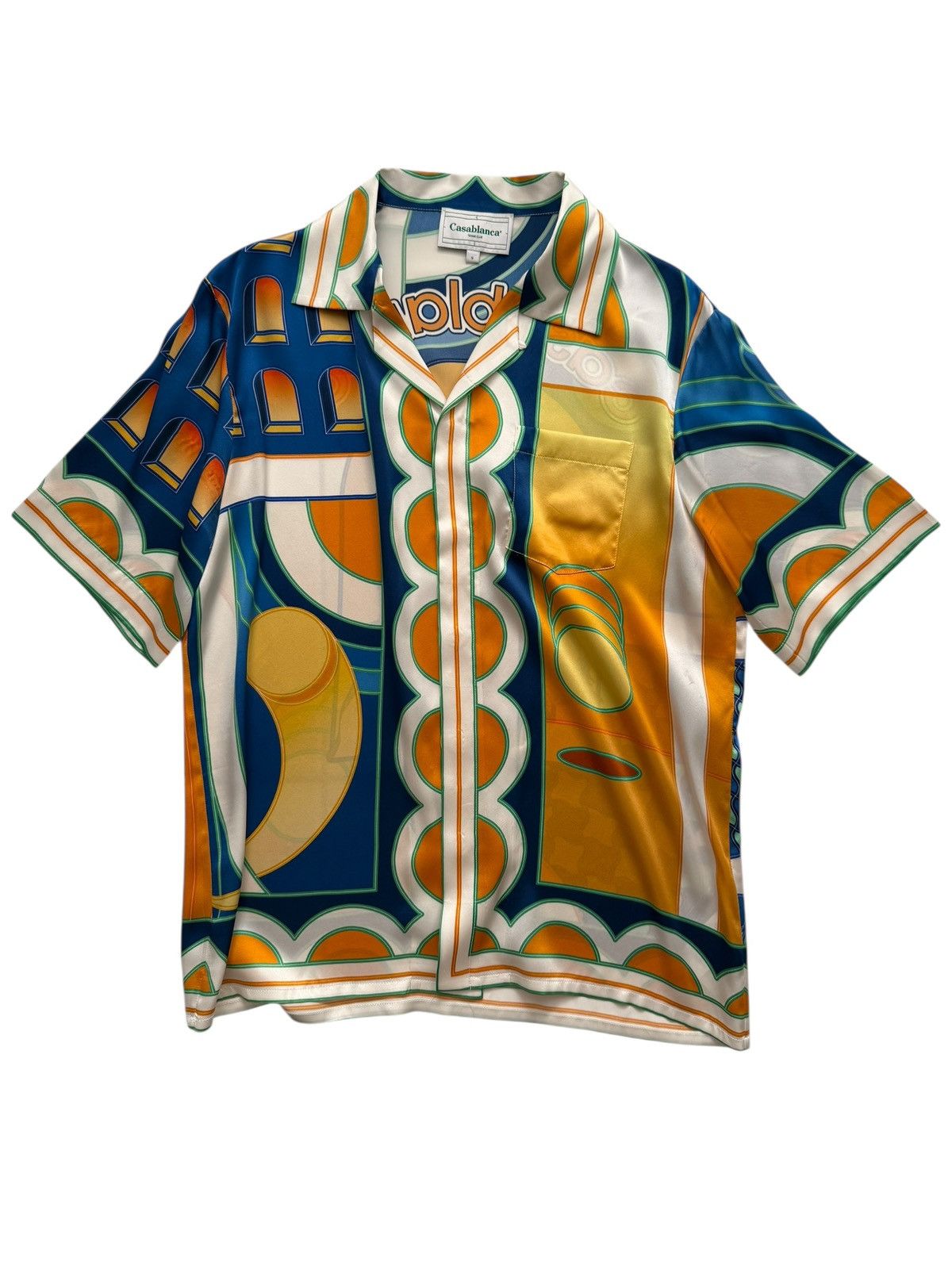 Casablanca Cuban Collar Cowboy Rodeo Silk Shirt Size US S / EU 44-46 / 1 - 1 Thumbnail