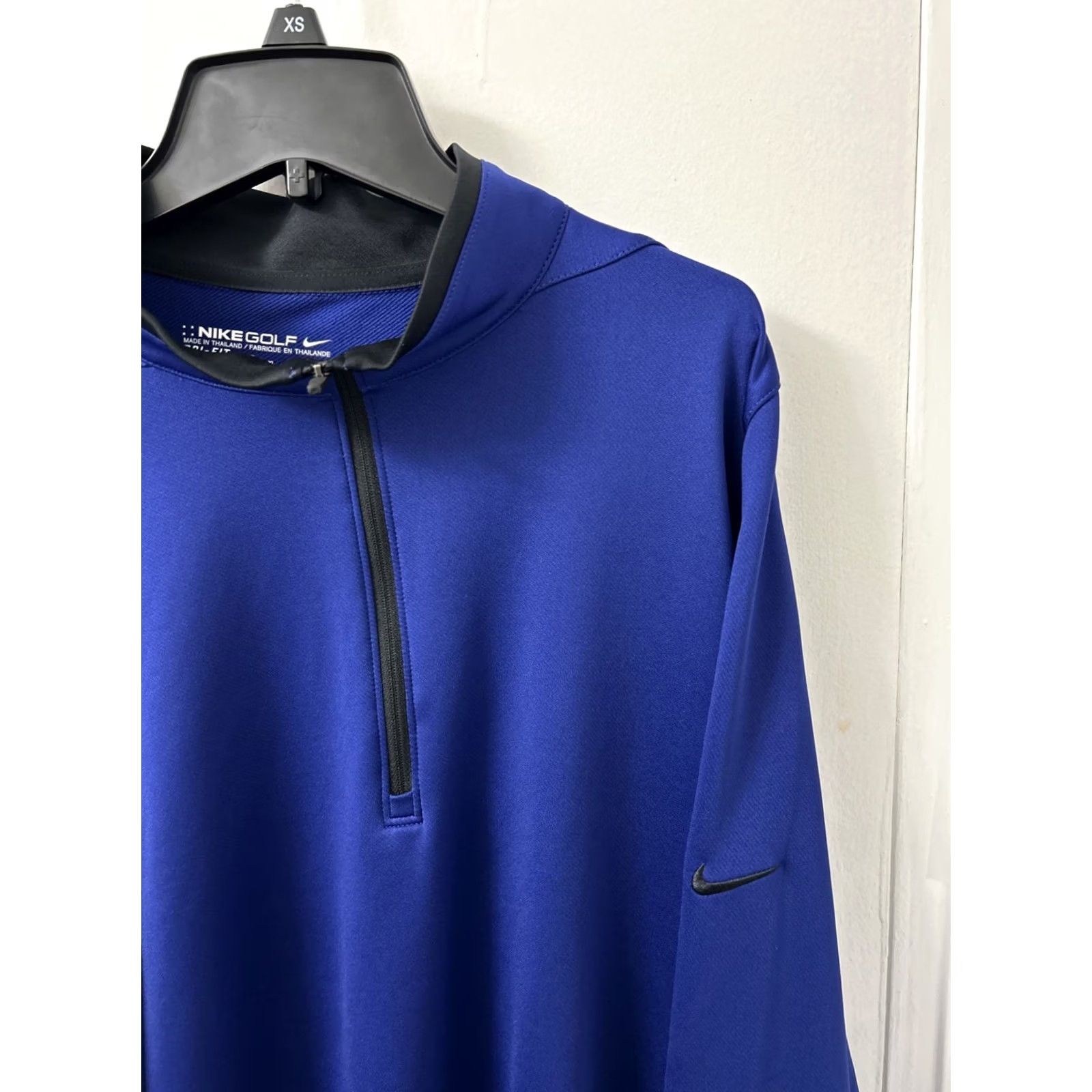 Nike Nike Golf Pullover Mens XL Blue Dri-Fit 1/4 Zip Sweatshirt Sweatshirt 779795-480 Size US XL / EU 56 / 4 - 4 Thumbnail