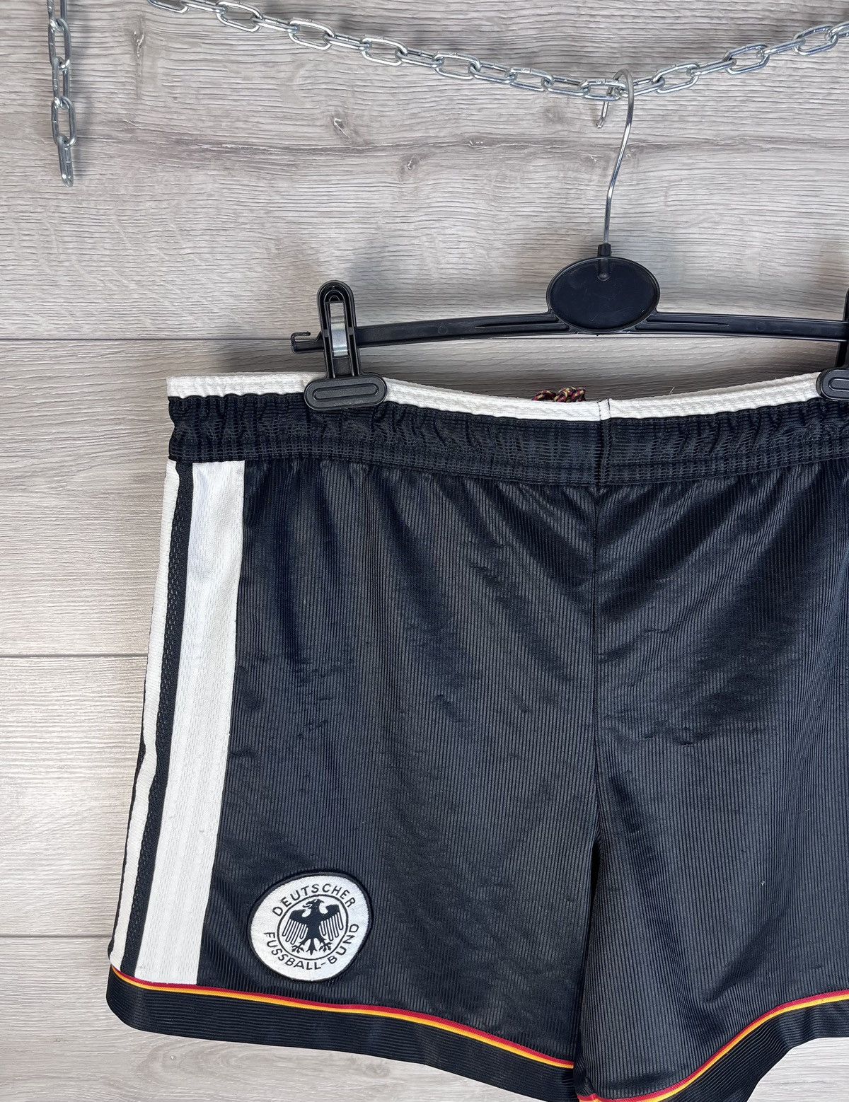 Adidas Vintage men’s soccer shorts Adidas Germany 🇩🇪 football Size US 34 / EU 50 - 6 Thumbnail