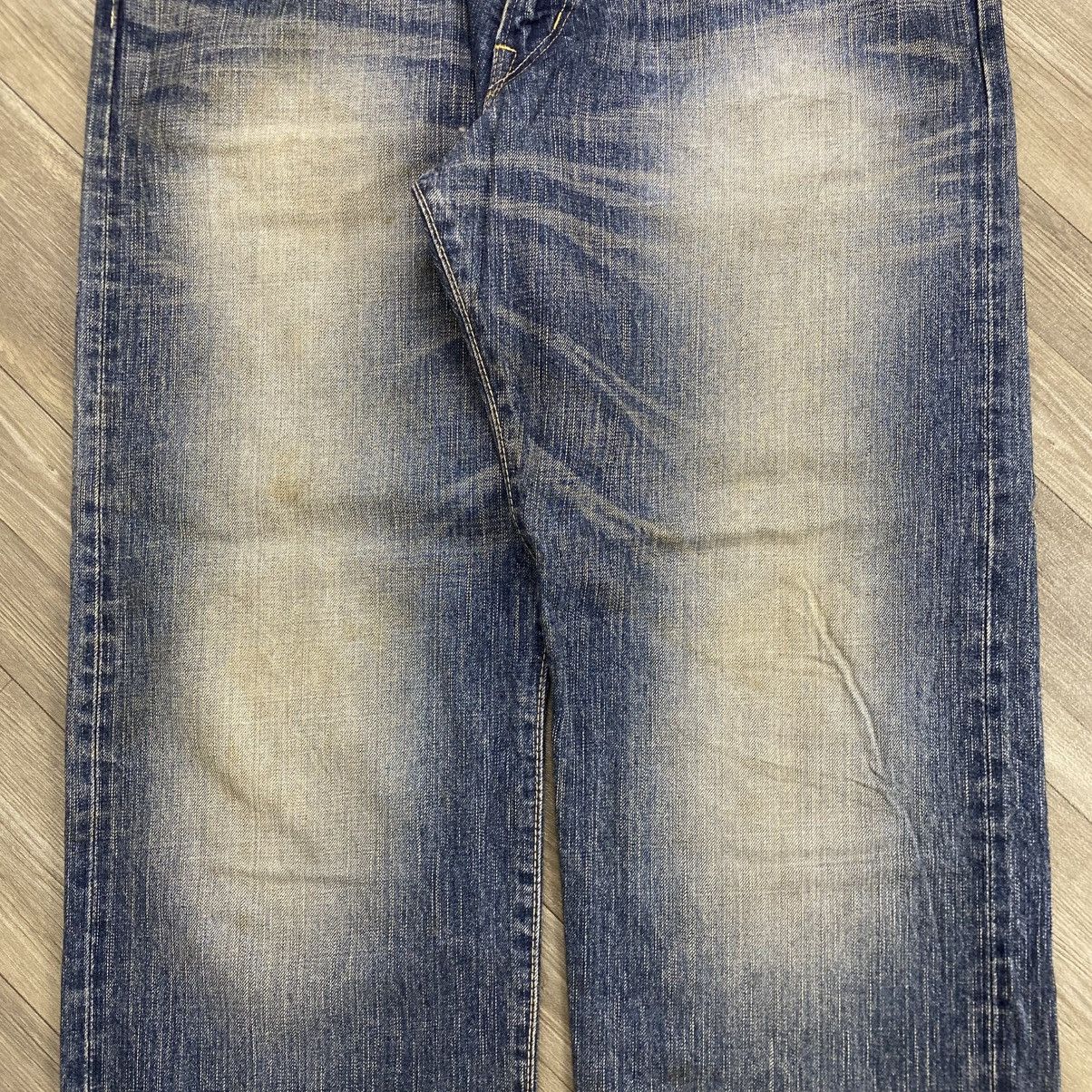 Edwin 1990s Vintage Edwin 505Z Selvedge Japan Faded Jeans 32x34 Size US 32 / EU 48 - 6 Thumbnail