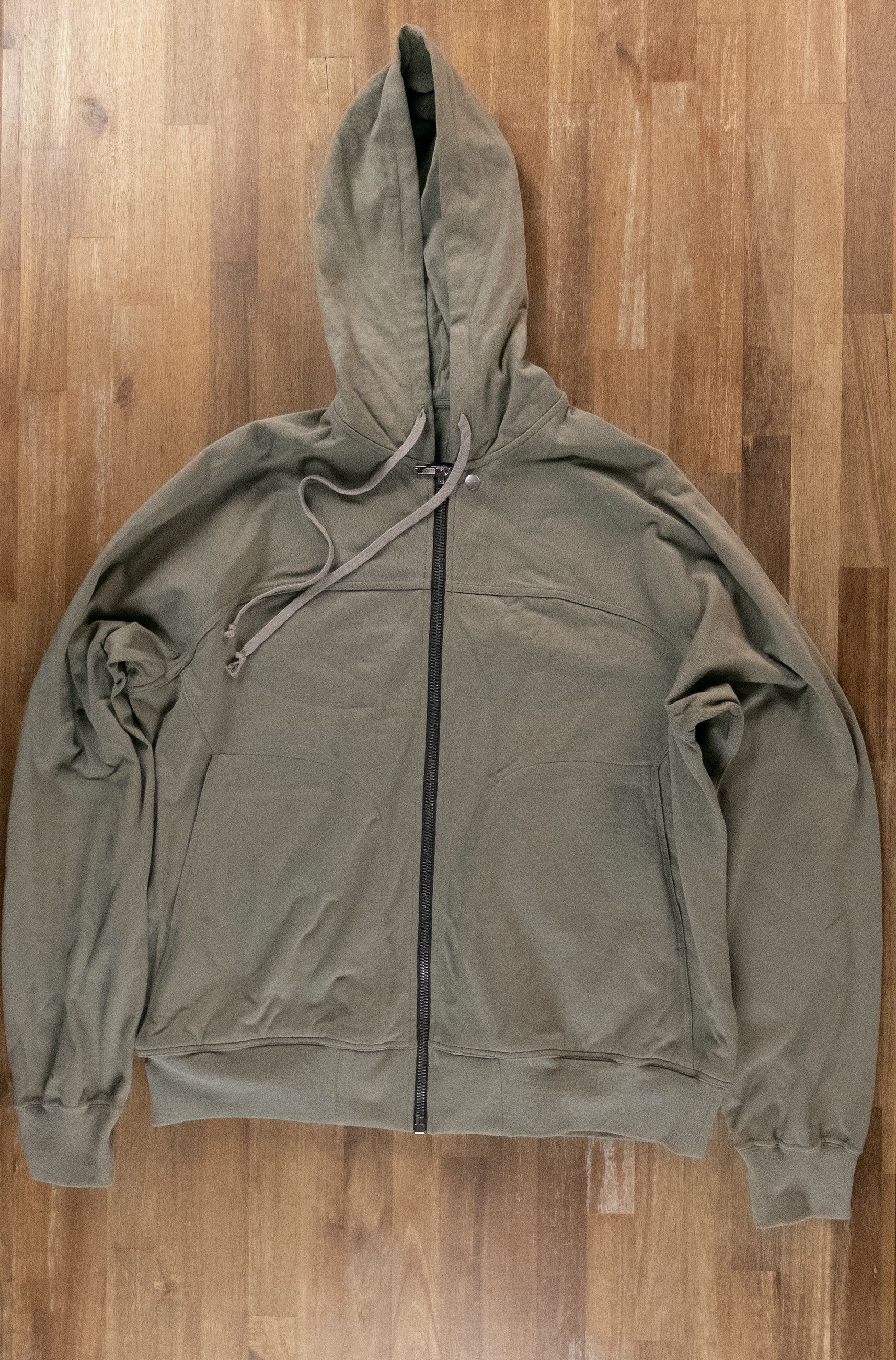 Rick Owens RICK OWENS green zip up cotton hoodie sweatshirt Medium q Size US M / EU 48-50 / 2 - 4 Thumbnail