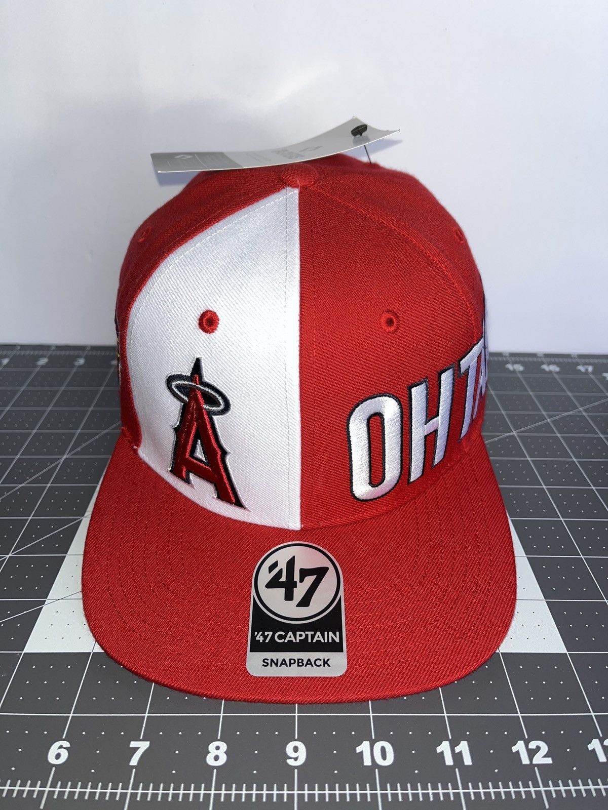 47 Brand Shohei Ohtani Anaheim Angels MLB Players Snapback OSFA Hat Size ONE SIZE - 2 Thumbnail
