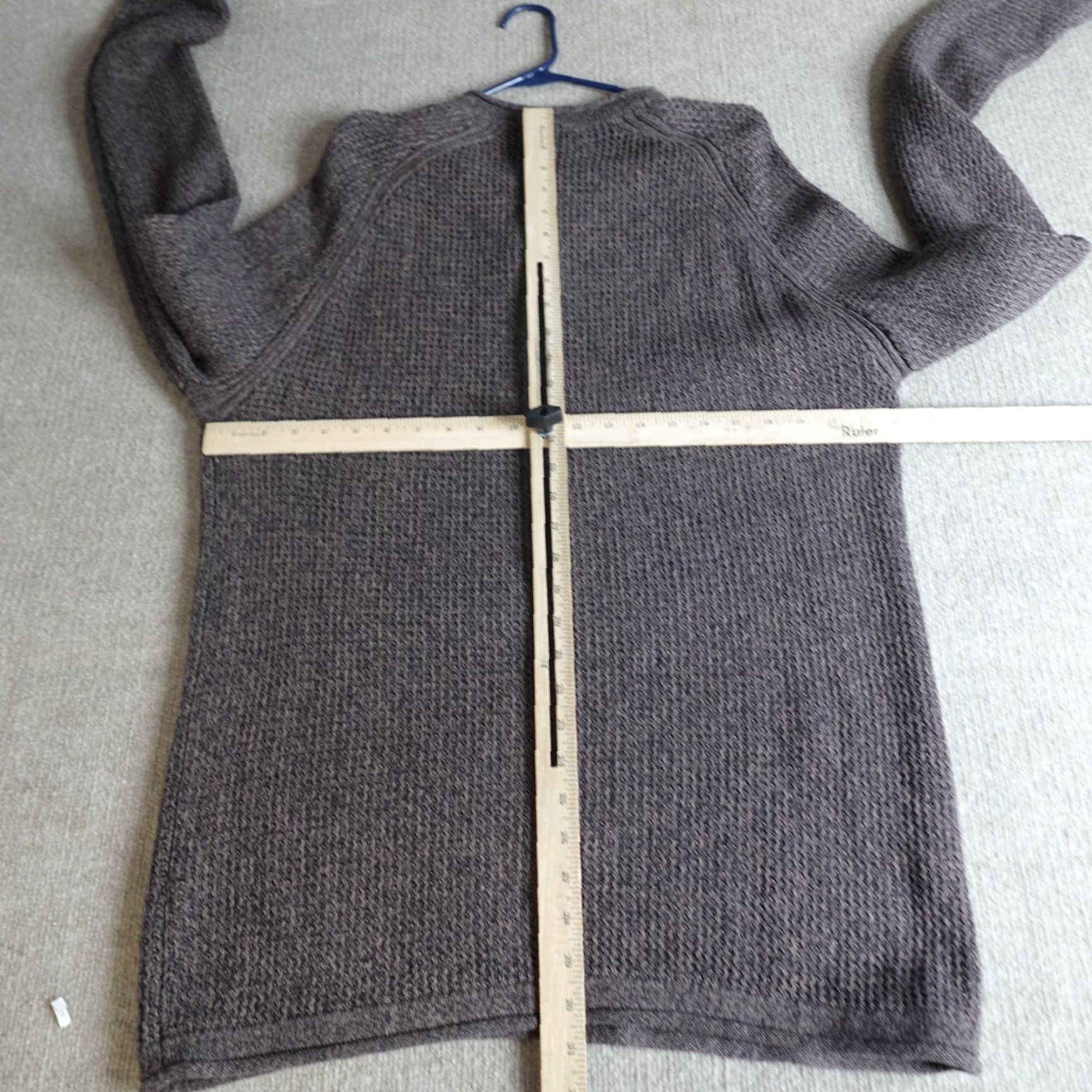 Carbon2Cobalt Carbon 2 Cobalt Mens Sweater XL Brown Cotton Henley Roll Neck Raglan Tight-Knit Long Sleeve Casual Shirt Men XL Brown Cotton Henley Sweater Size US XL / EU 56 / 4 - 4 Thumbnail