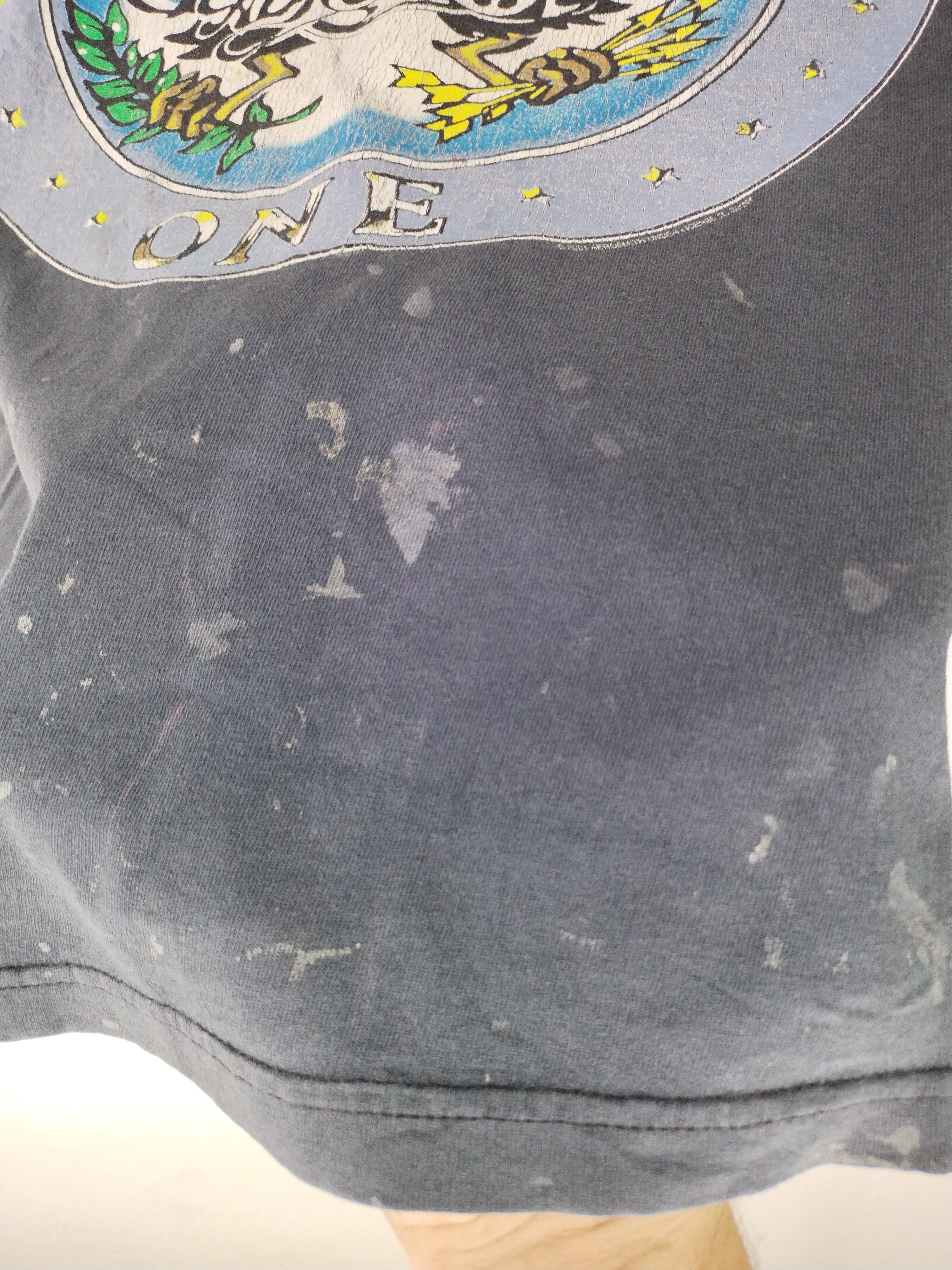 Aerosmith 00's Vintage Aerosmith Aero Force One Distressed Sun Faded Size US M / EU 48-50 / 2 - 8 Thumbnail