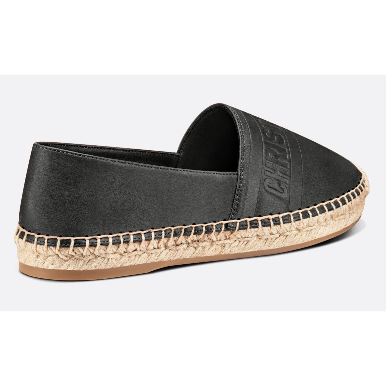 Dior Granville Lambskin Logo Slip Embroidered Espadrille Flat 35 Size US 5 / IT 35 - 10 Thumbnail