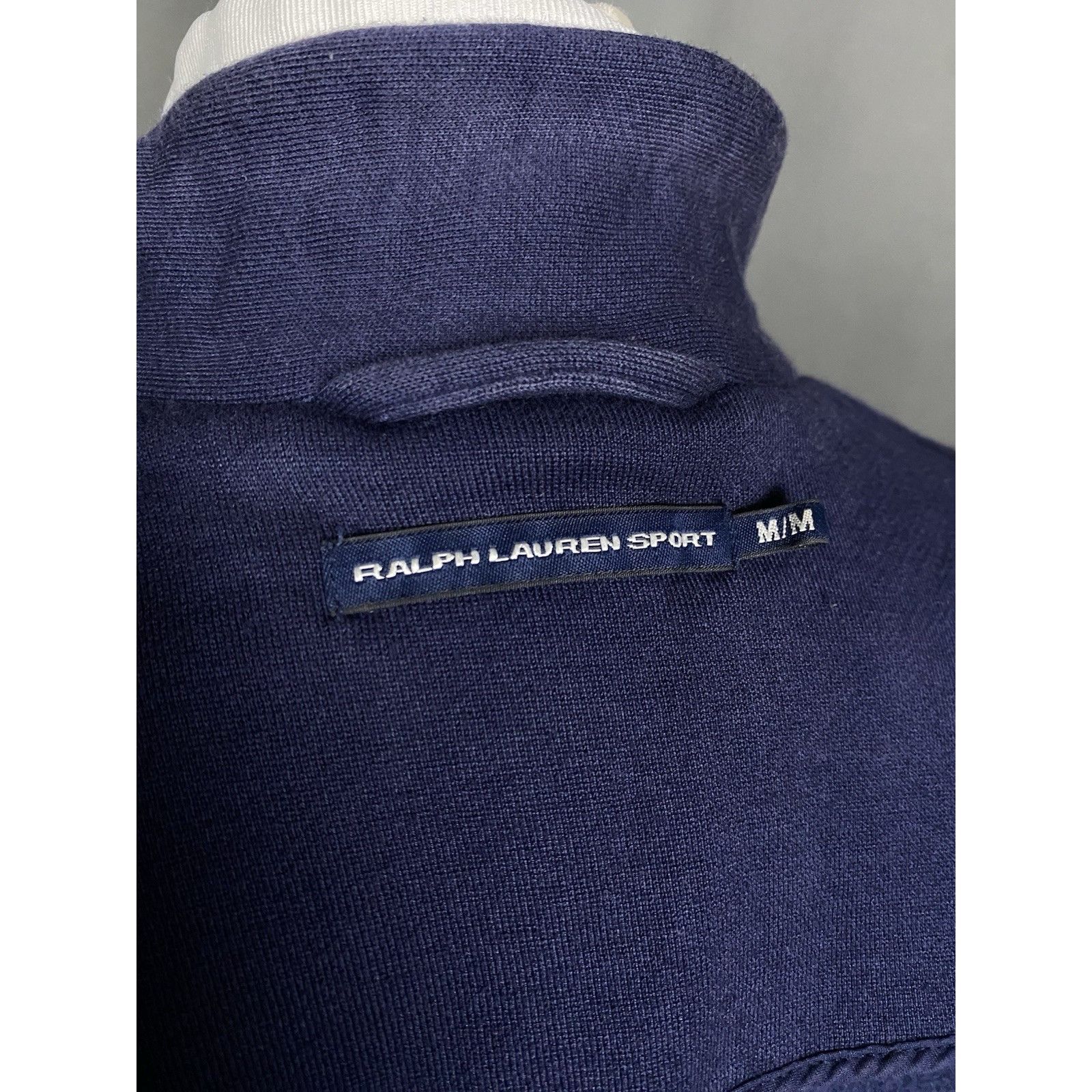 Ralph Lauren Ralph Lauren Contrast Lapel Big Logo Women's Blue Blazer Jac Size M / US 6-8 / IT 42-44 - 11 Thumbnail