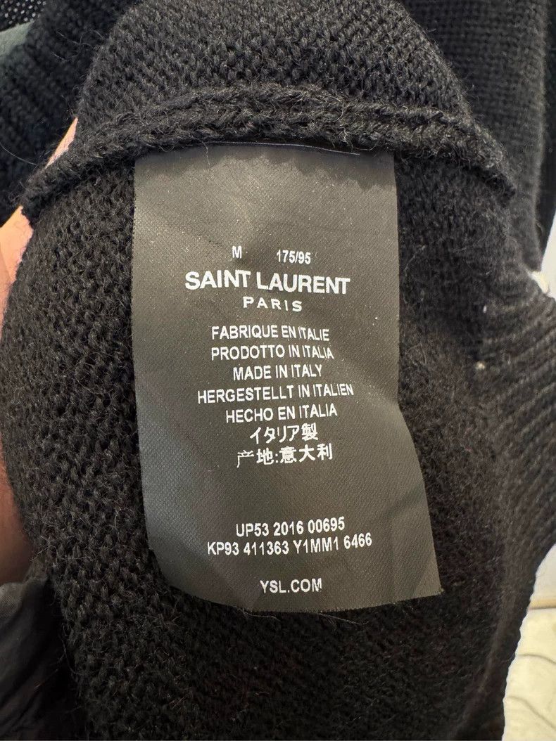 Yves Saint Laurent Saint Laurent Dinosaur embroidered sweater 2502-Nextarrow Size US M / EU 48-50 / 2 - 4 Thumbnail