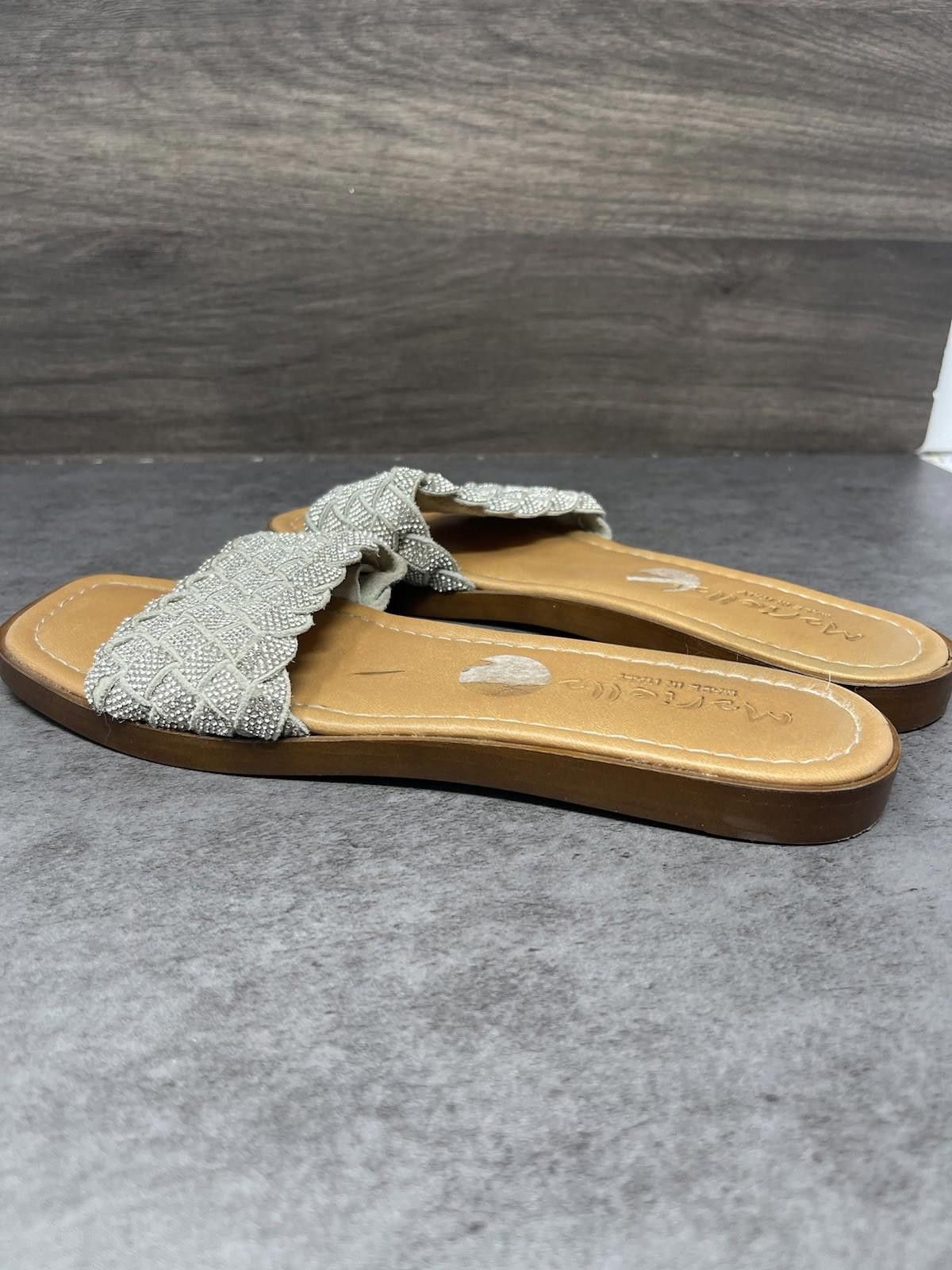 Other Mariella Sandals Womens Size 8 Made In Italy Rhinestone Size US 8 / IT 38 - 8 Thumbnail