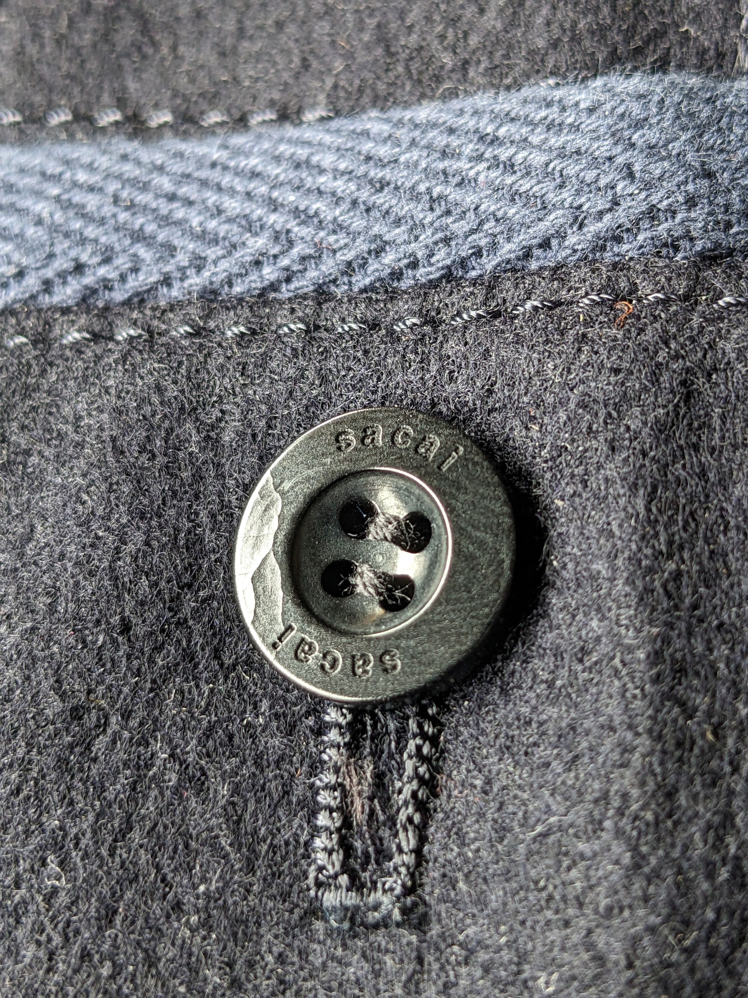 Sacai Runaway Sacai AW20 Wool Melton Pants Size US 35 - 7 Thumbnail