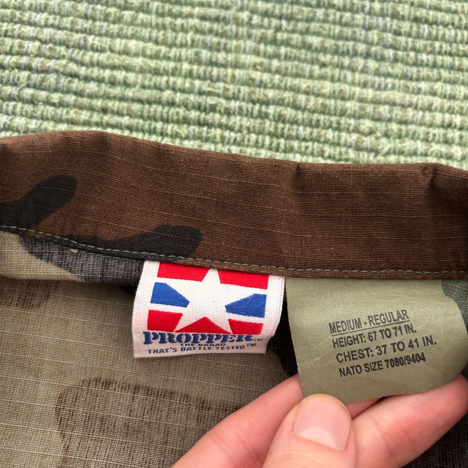 Propper × Vintage Vintage Civilian Issue Camo Four Pocket Military Jacket Sz M Size US M / EU 48-50 / 2 - 3 Thumbnail