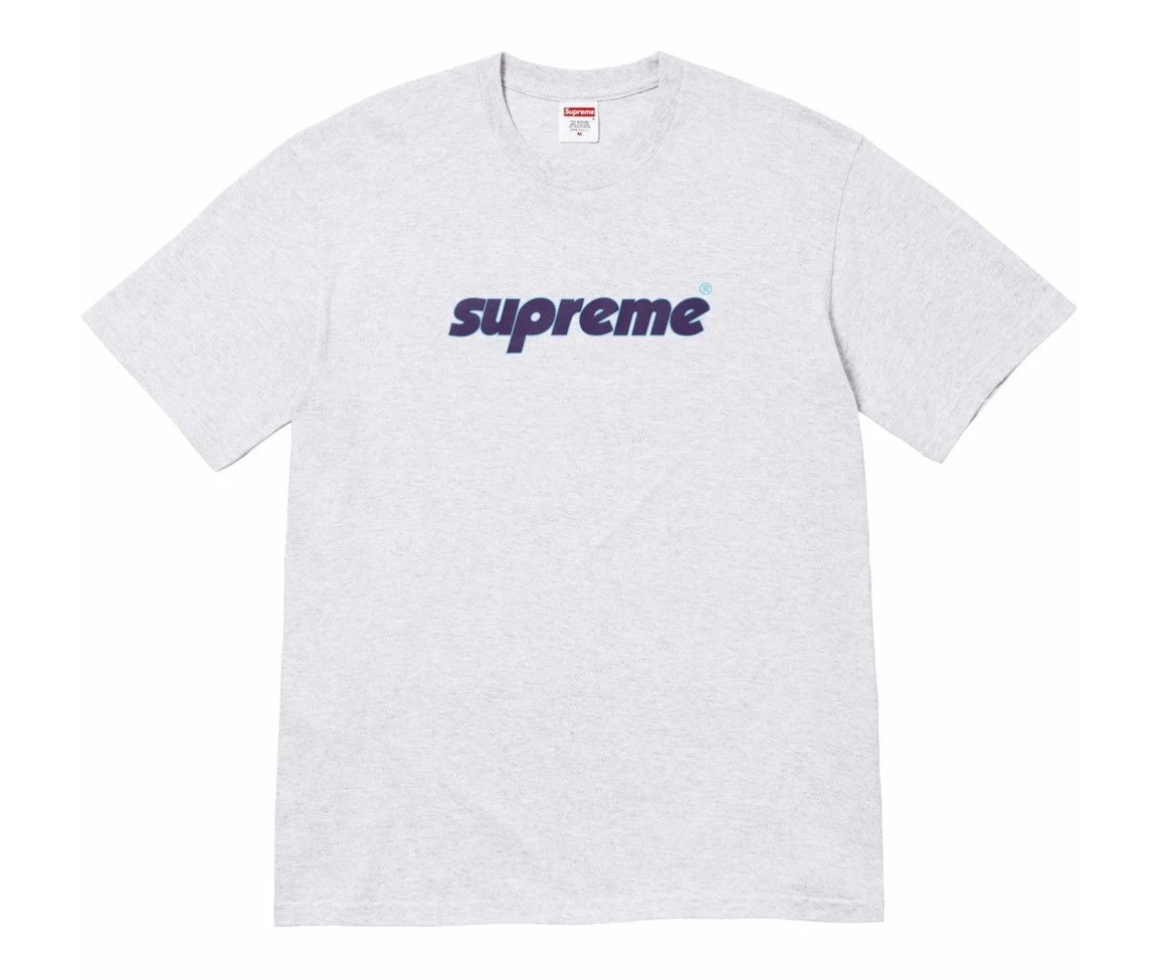 image of Supreme Pinline Tee in Grey, Men's (Size XL)