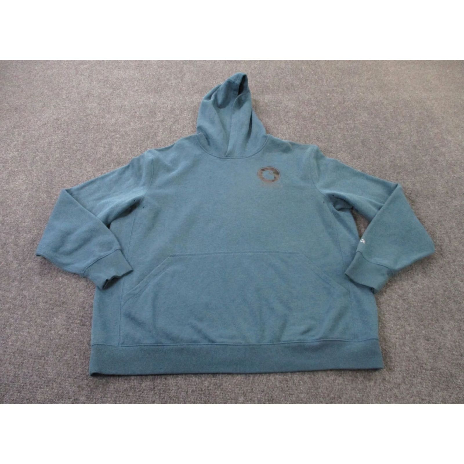 Carhartt Carhartt Hoodie Men 2XL Relaxed Blue Pockets Hooded Thermal Knit Sweatshirt Sweatshirt Logo Outdoor Workwear 90s style Mens Size US XXL / EU 58 / 5 - 2 Thumbnail
