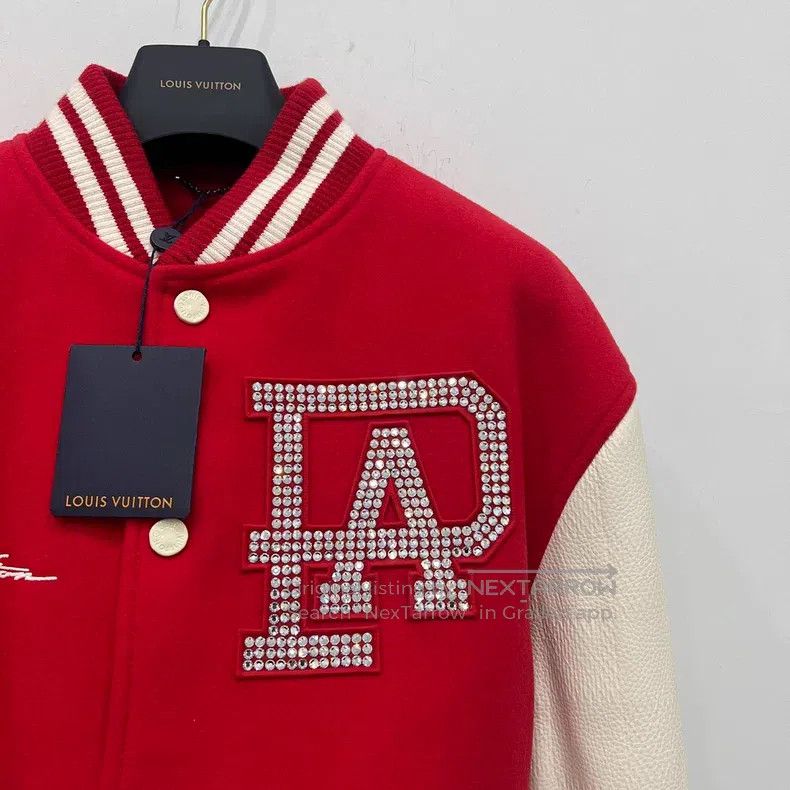 Louis Vuitton Louis Vuitton Fei Dong's co-branded baseball jacket Size US L / EU 52-54 / 3 - 2 Thumbnail