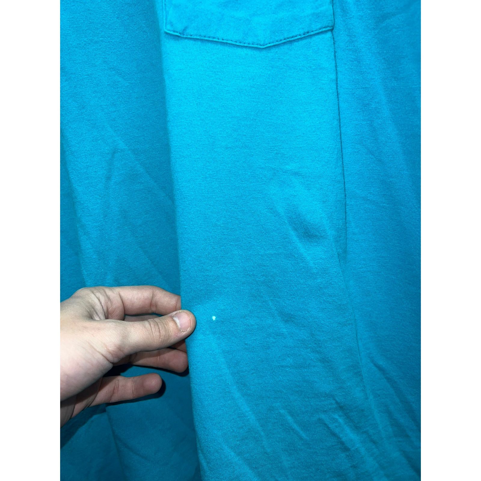 Vintage Vintage Munsingwear USA Made Teal Blank Shirt VTG XL X-Large Size US XL / EU 56 / 4 - 4 Thumbnail