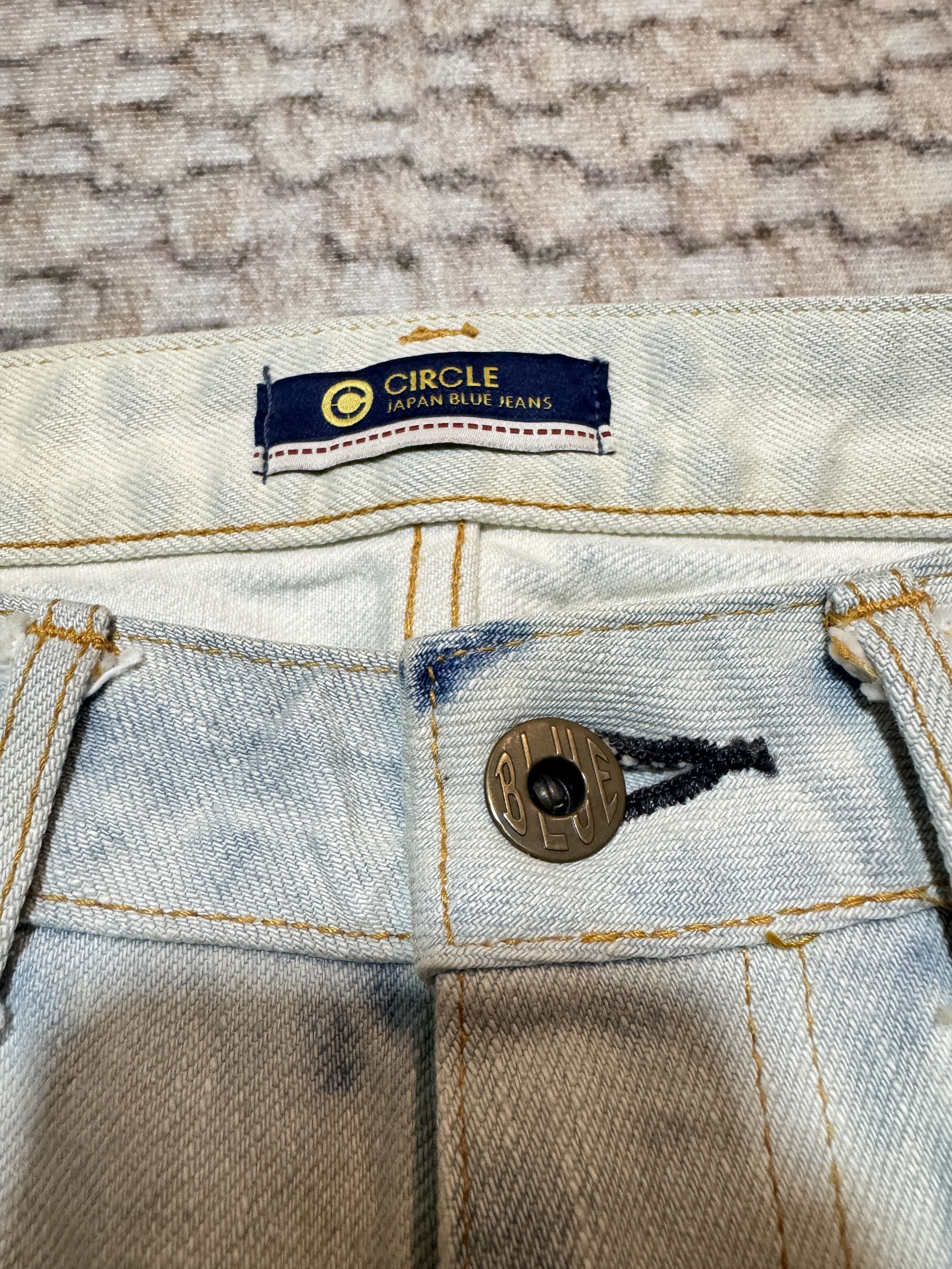 Japan Blue Jeans Japan Blue Jeans Circle Selvadge Ankle Cut Acid Wash Jeans Size US 26 / EU 42 - 7 Thumbnail
