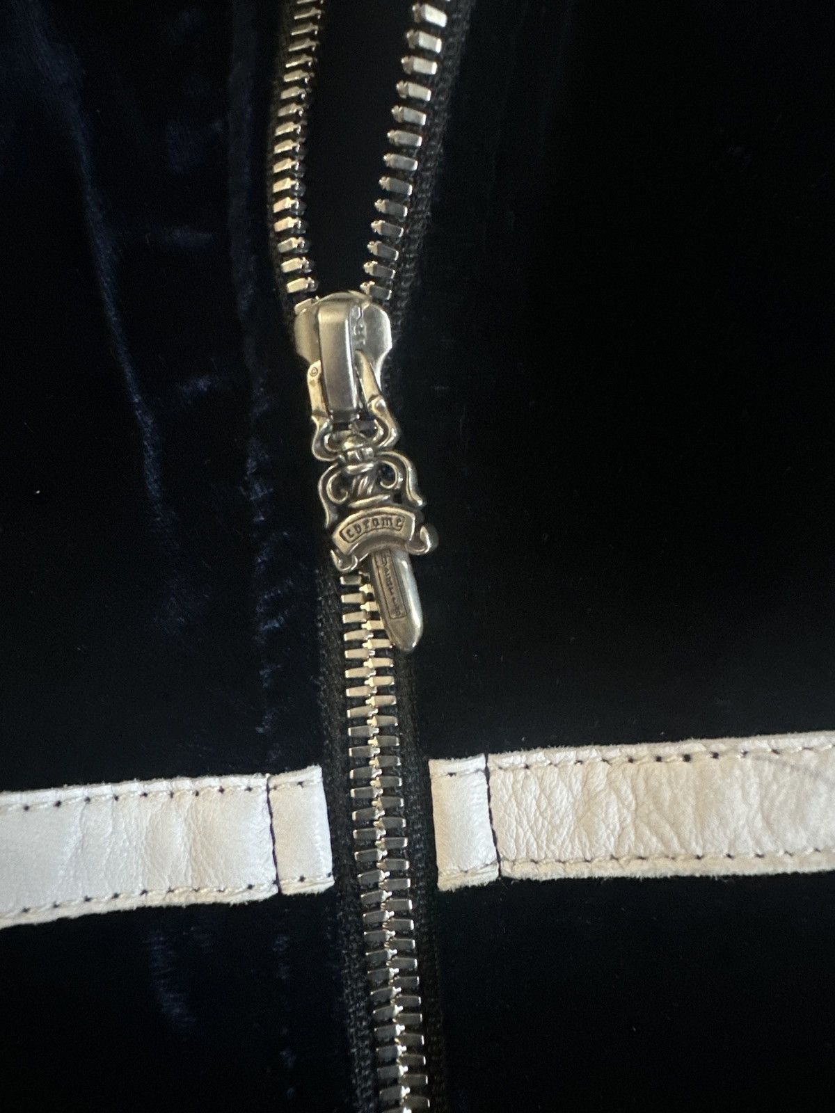 Chrome Hearts Chrome Hearts Navy Velour Jacket “So It Goes” Size US L / EU 52-54 / 3 - 2 Thumbnail