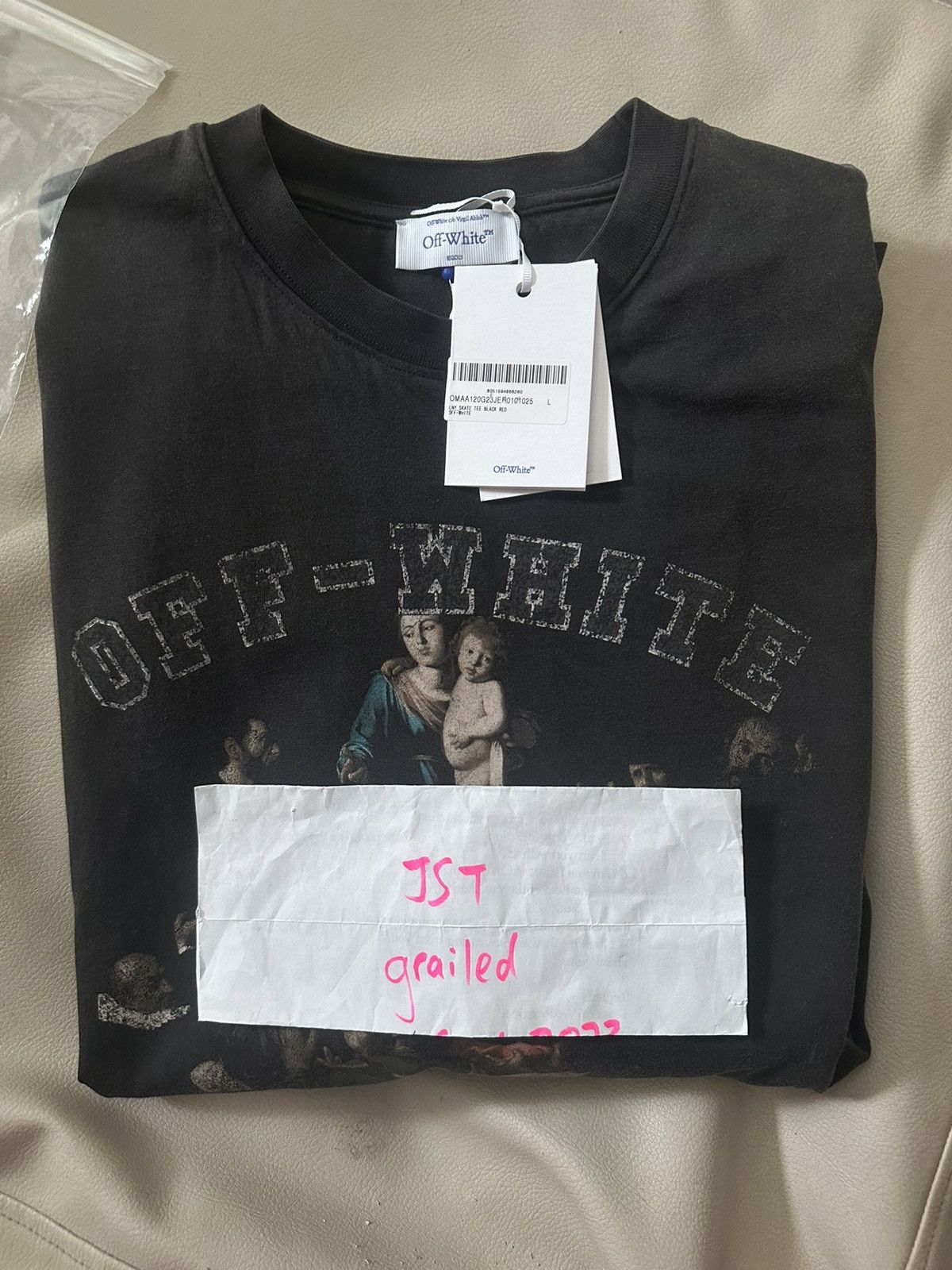 Off-White L size off white Mary skate layered tee Size US L / EU 52-54 / 3 - 5 Thumbnail