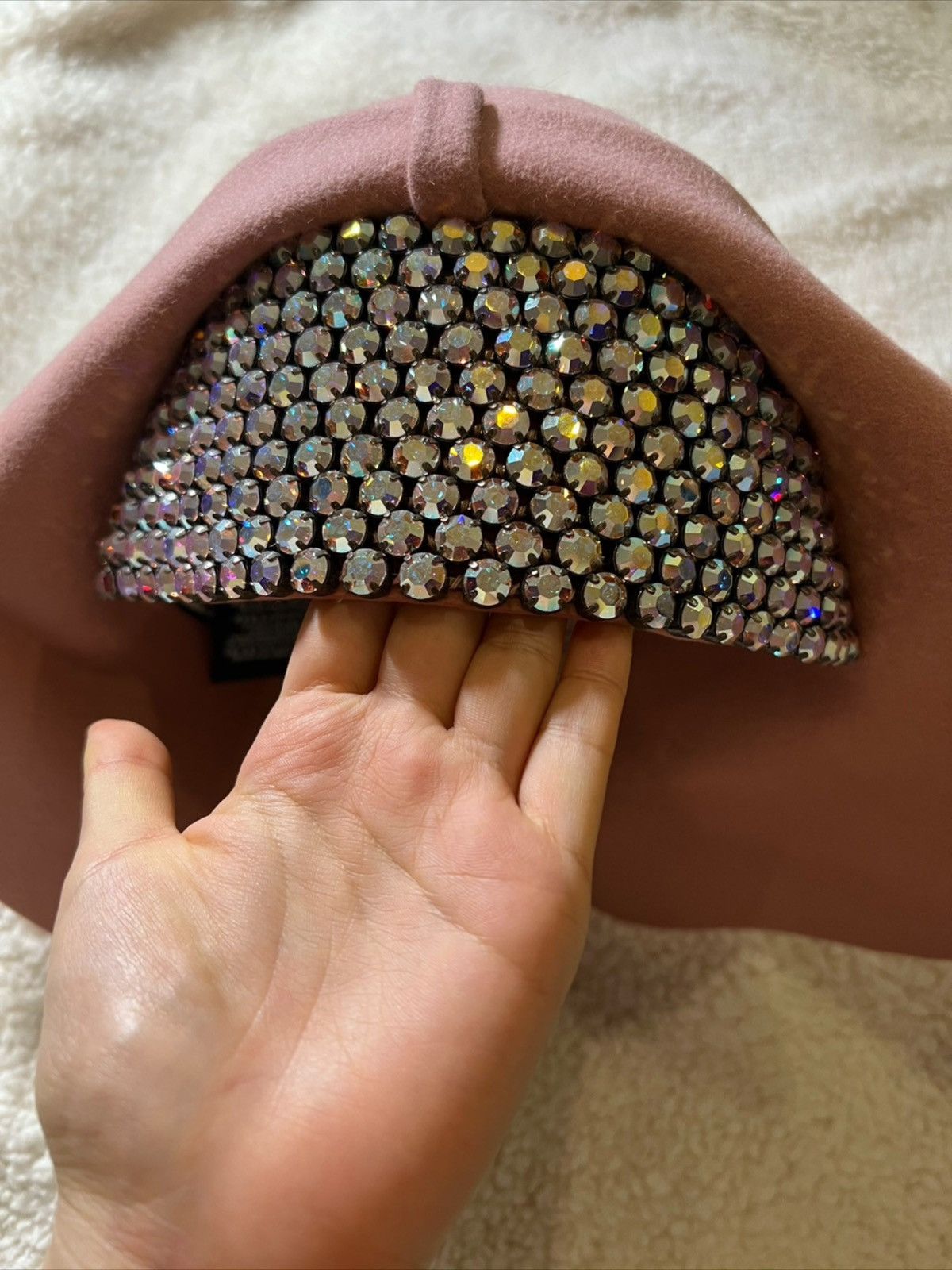 Gucci RARE Gucci runway wool crystal hat Size ONE SIZE - 2 Thumbnail
