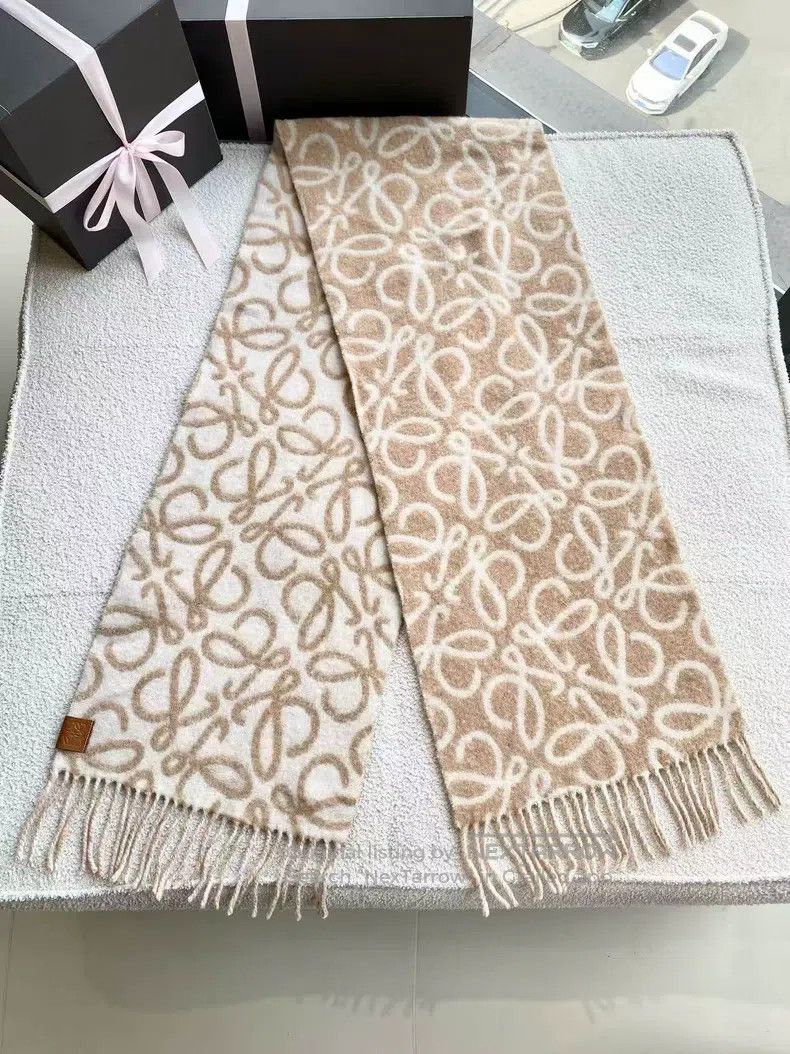 Loewe Loewe Logo Print Scarf Size ONE SIZE - 1 Thumbnail