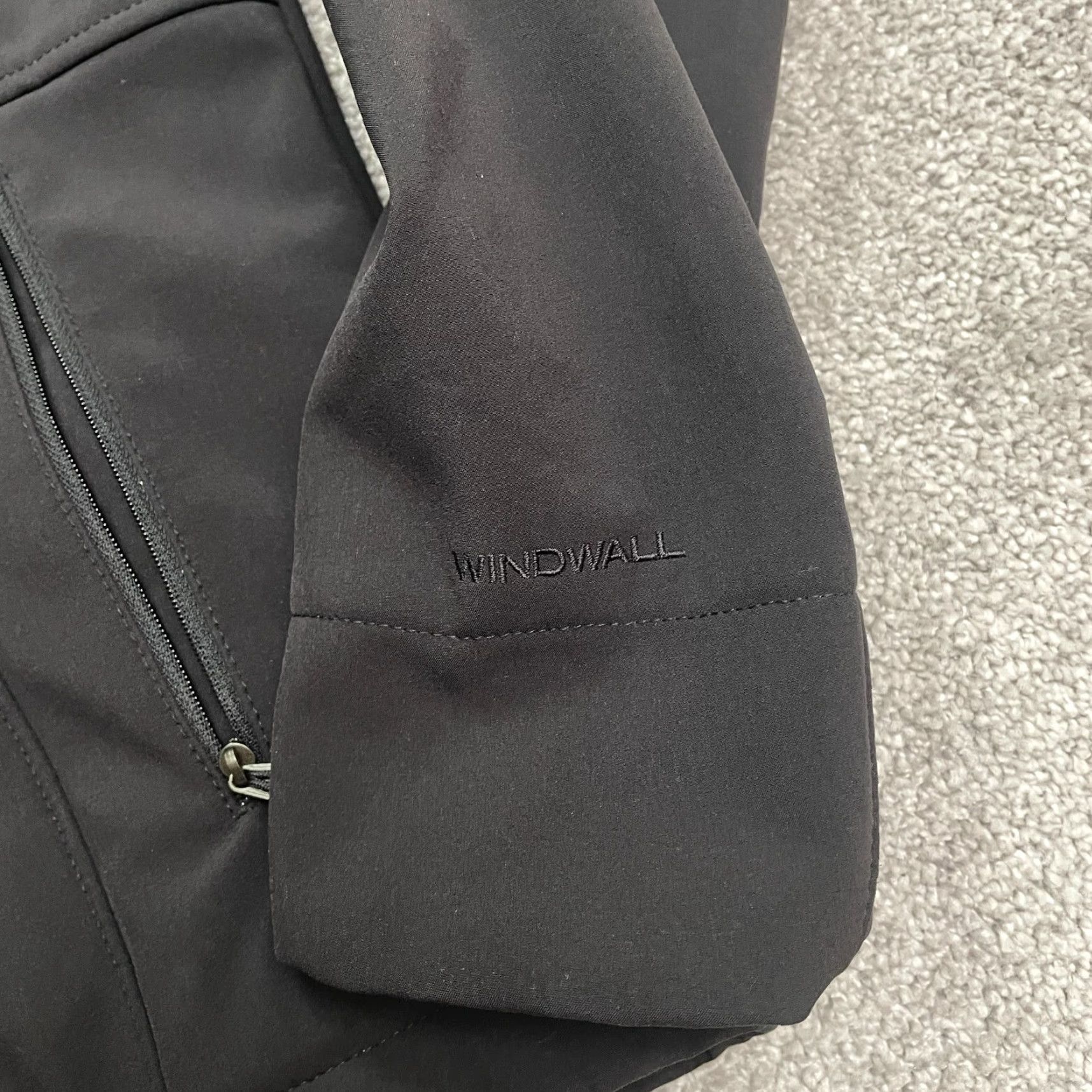 The North Face The North Face Windwall Barrier Softshell Jacket Womens Large Black Outdoor Hike Size L / US 10 / IT 46 - 7 Thumbnail