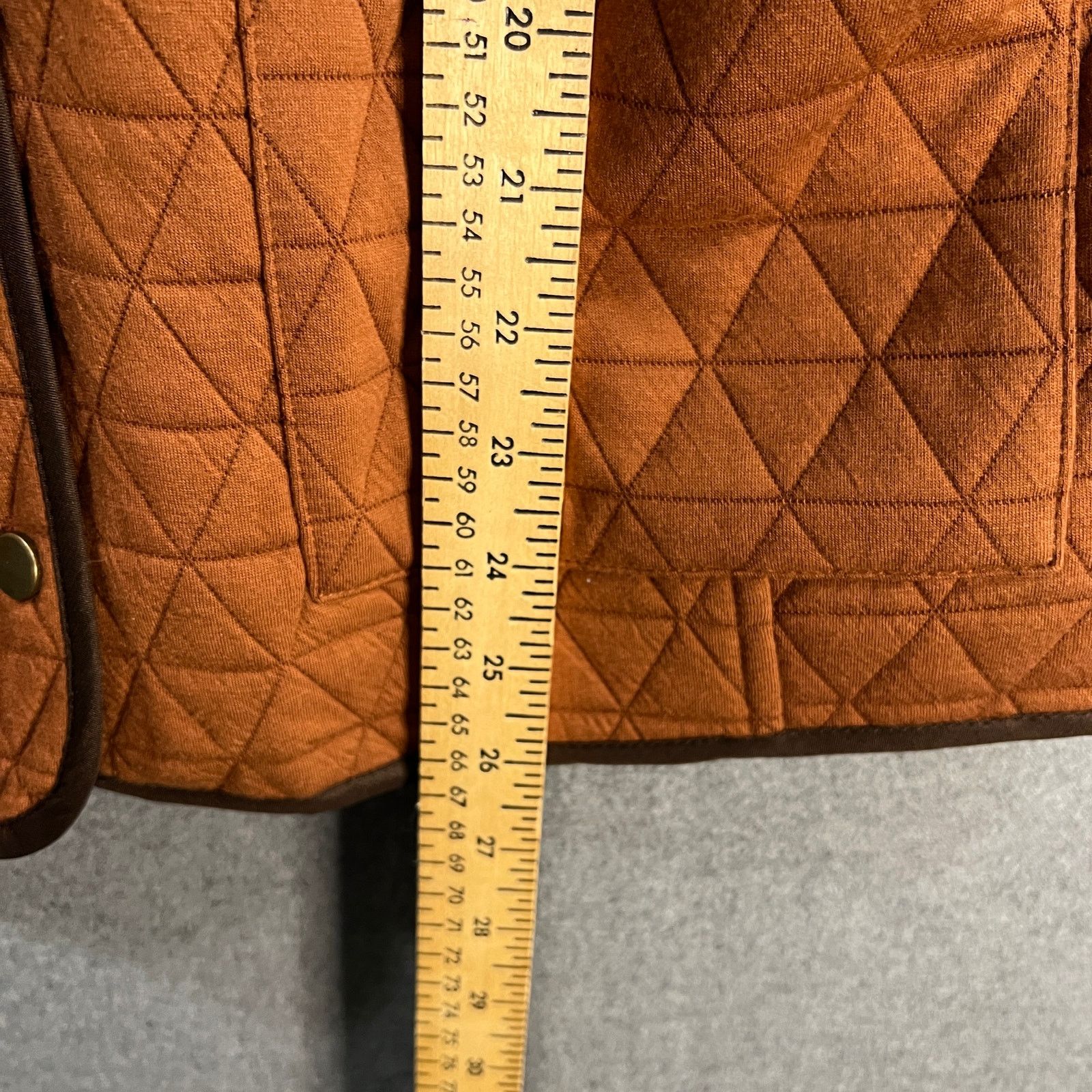 Other Susan Graver Weekend Quilted Knit Snap Front Mock Size M / US 6-8 / IT 42-44 - 4 Thumbnail