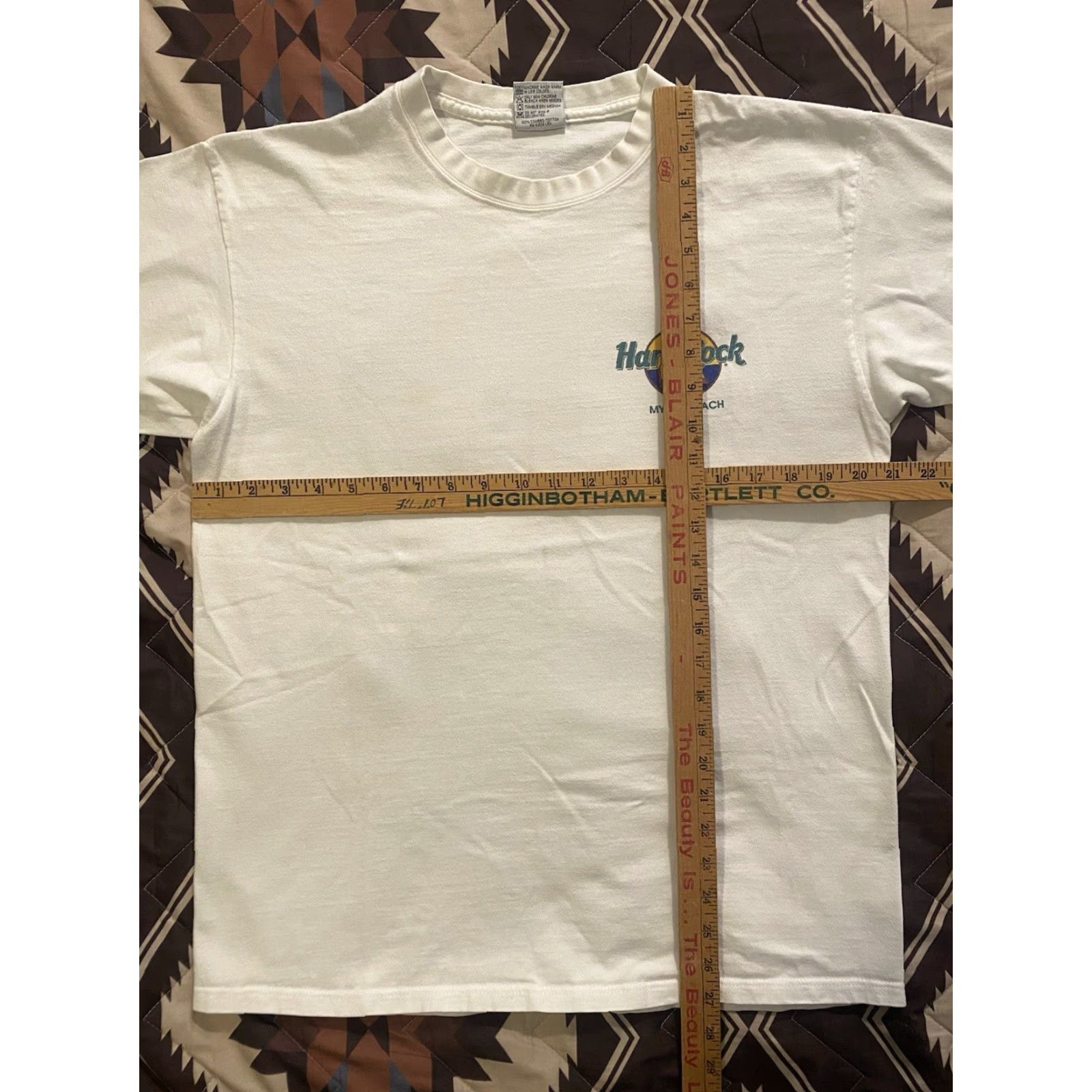 Hard Rock Cafe VINTAGE Hard Rock Cafe T-Shirt White Adult Large Crew Neck Short Sleeve Double-Sided Graphic Print Myrtle Beach Men Size US L / EU 52-54 / 3 - 5 Thumbnail