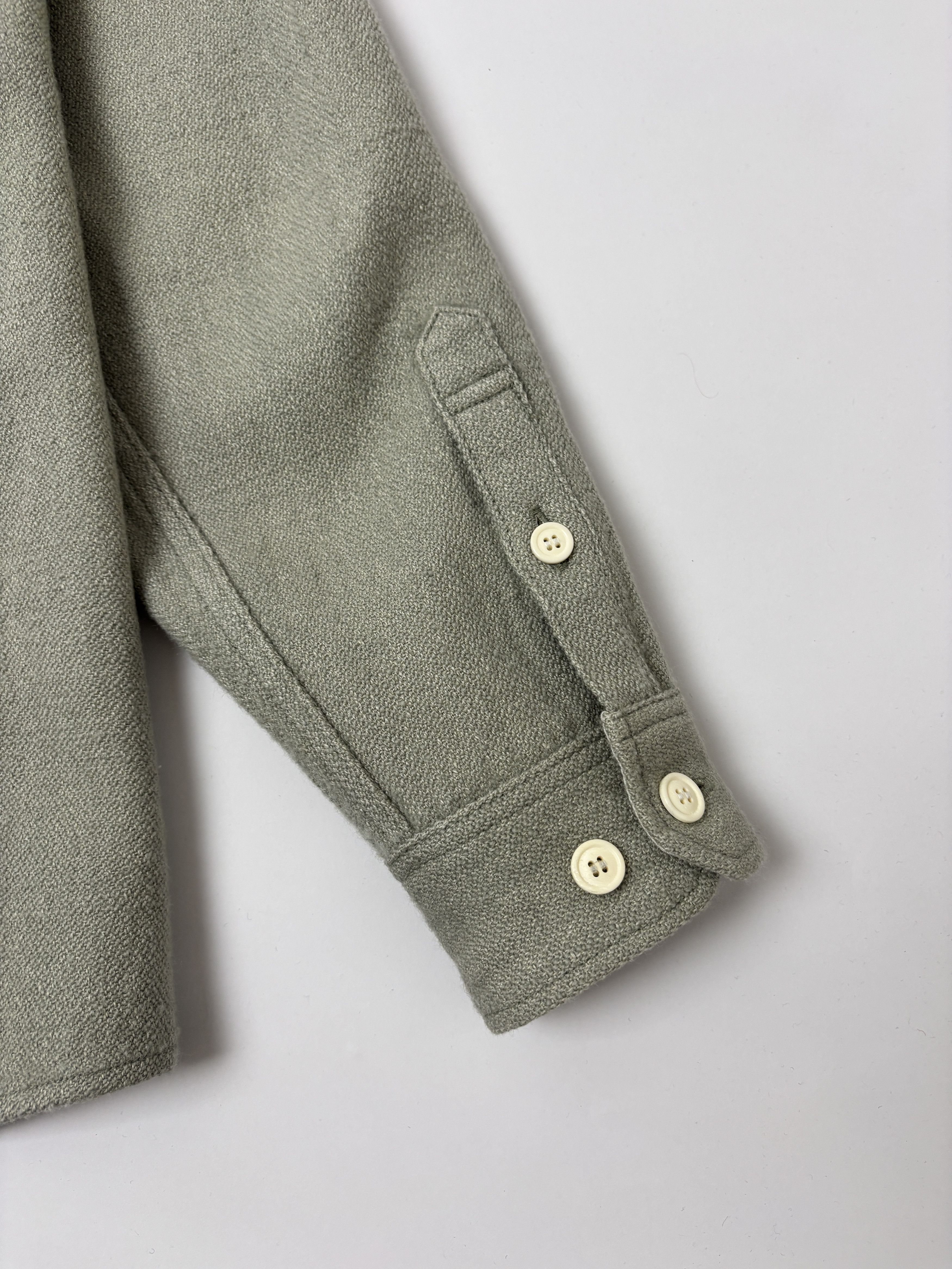 Visvim Visvim Lumber L/S Shirt Light Green Wool Linen Size US L / EU 52-54 / 3 - 14 Thumbnail