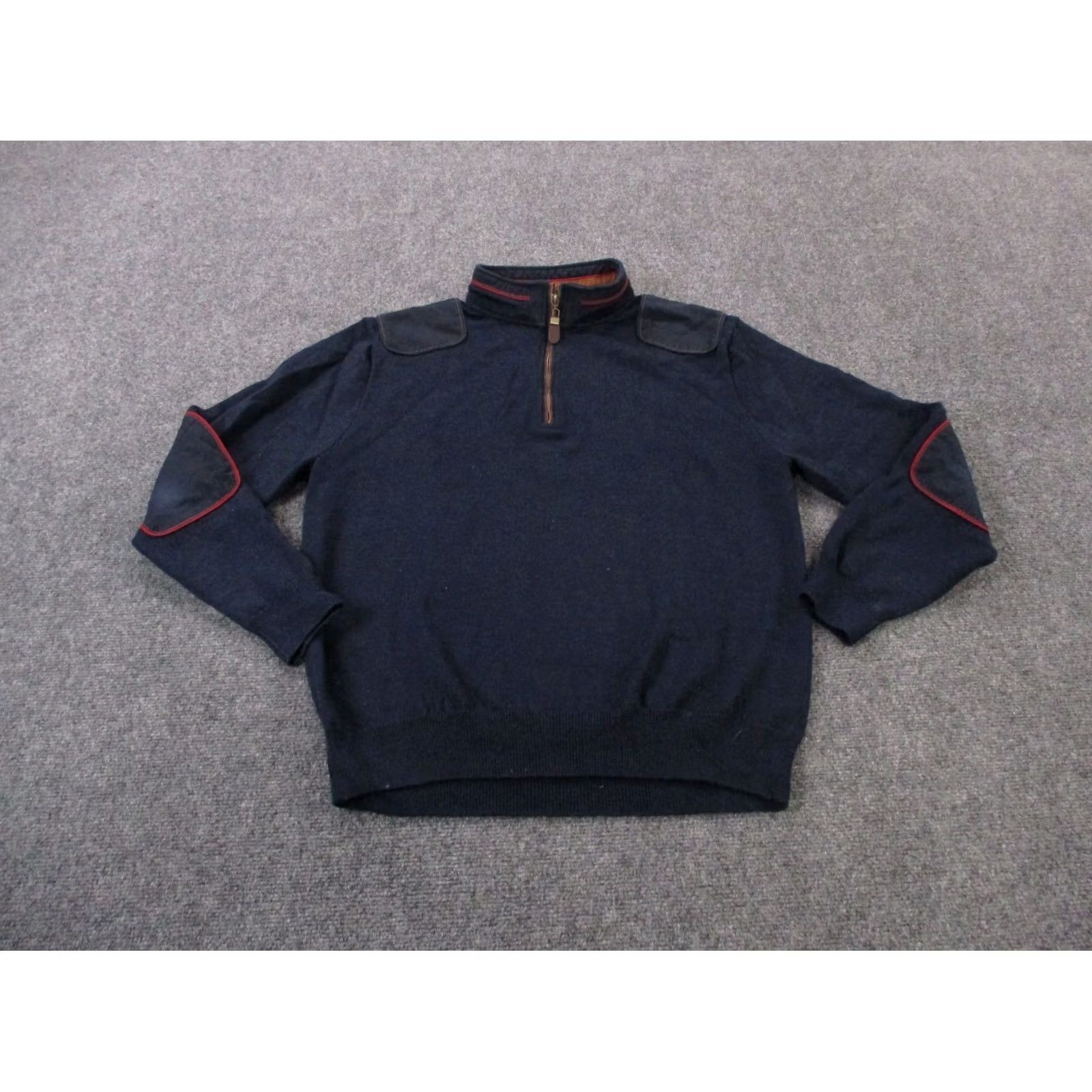 Orvis Orvis Sweater Men M Blue Wool Pullover Outdoor Golf Hiking Camping Elbow Patch Size US M / EU 48-50 / 2 - 2 Thumbnail