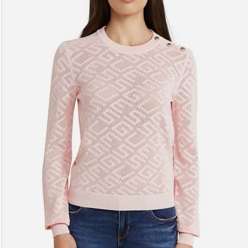 Guess Guess Paula Allover G Long Sleeve Logo Knit Sweater XL Y2K Size XL / US 12-14 / IT 48-50 - 4 Thumbnail