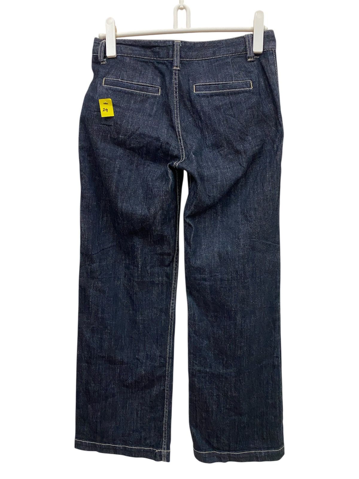 Muji Muji Loose/Baggy cutting jeans blue black size 29 Size 29" - 2 Thumbnail