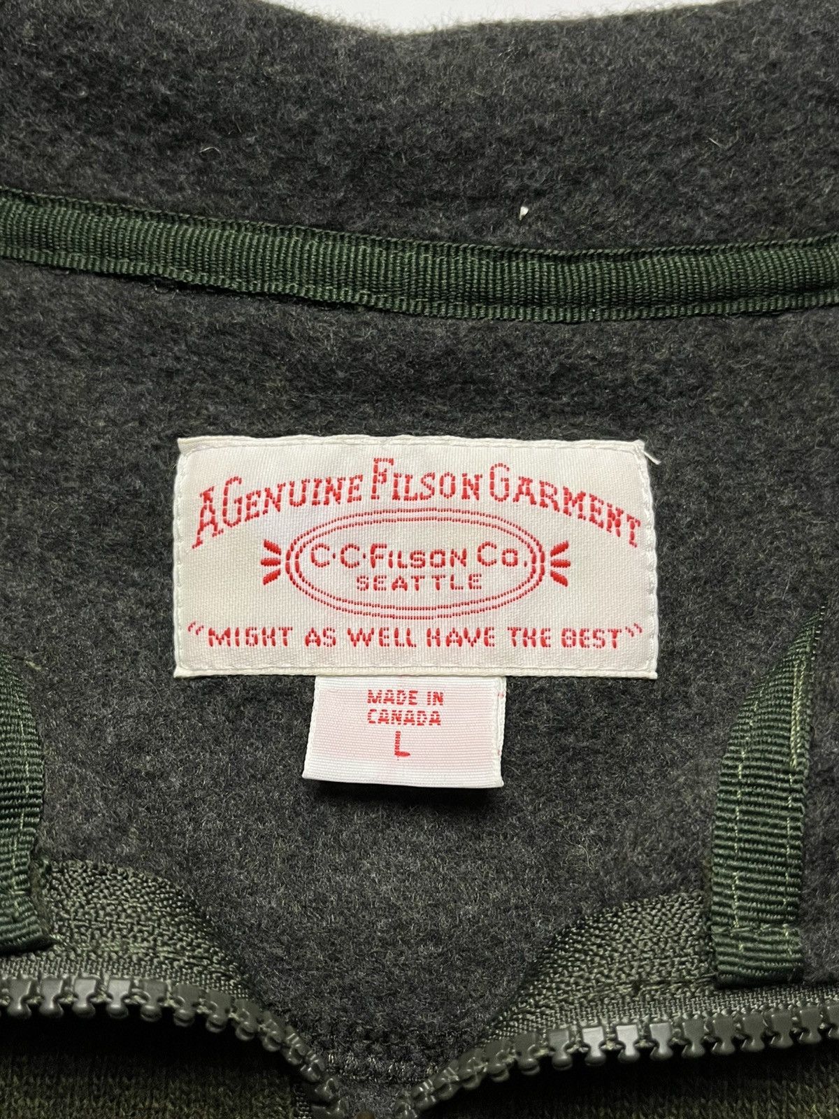 Filson Filson Quarter-Zip Pullover Jacket in Wool Size US L / EU 52-54 / 3 - 3 Thumbnail