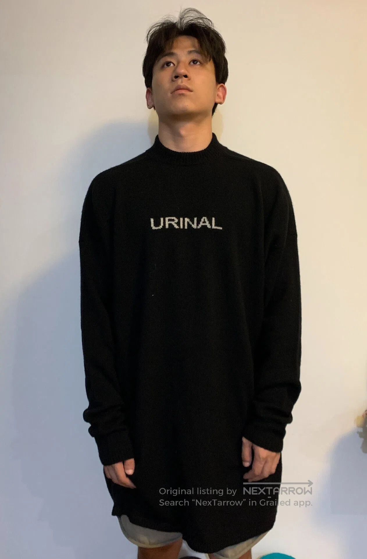 Rick Owens Rick Owens Lettered Cashmere Sweater. Size US L / EU 52-54 / 3 - 8 Thumbnail