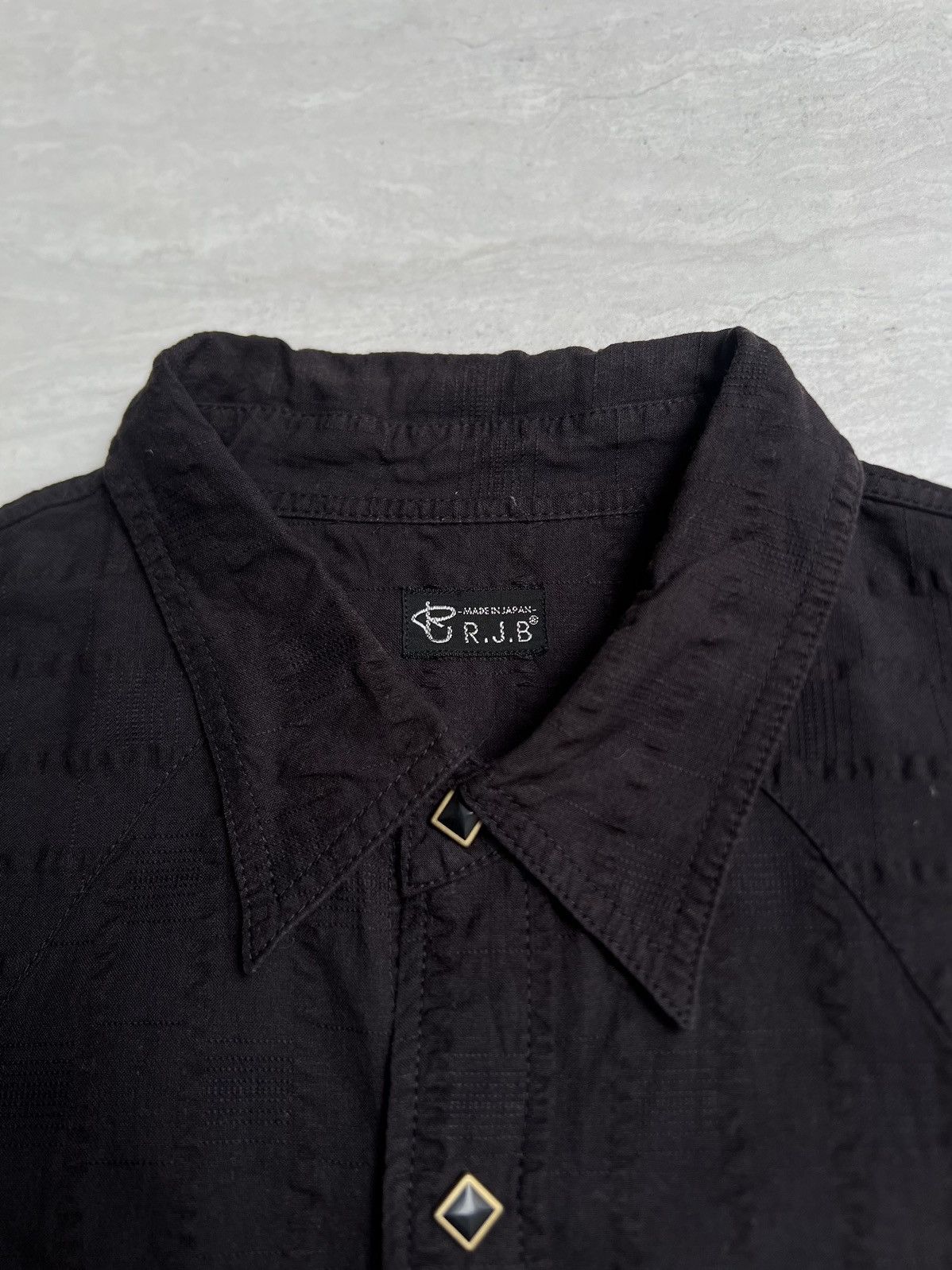 Real Japan Blues RJB Japanese Brand Brown Shirt Size US S / EU 44-46 / 1 - 10 Thumbnail