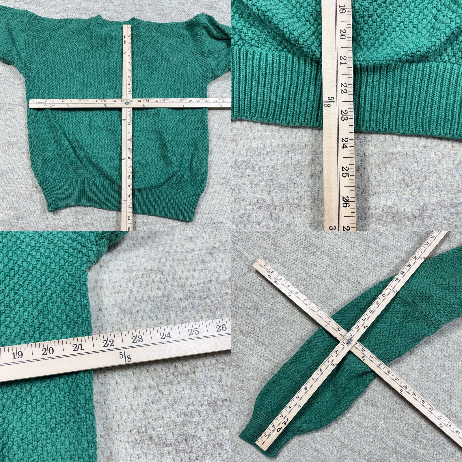 Eddie Bauer VINTAGE Eddie Bauer Sweater Men L Green Henley Waffle Knit Fishermen Grandpa Logo Pullover Knit Casual Classic 90s Mens Size US L / EU 52-54 / 3 - 8 Thumbnail