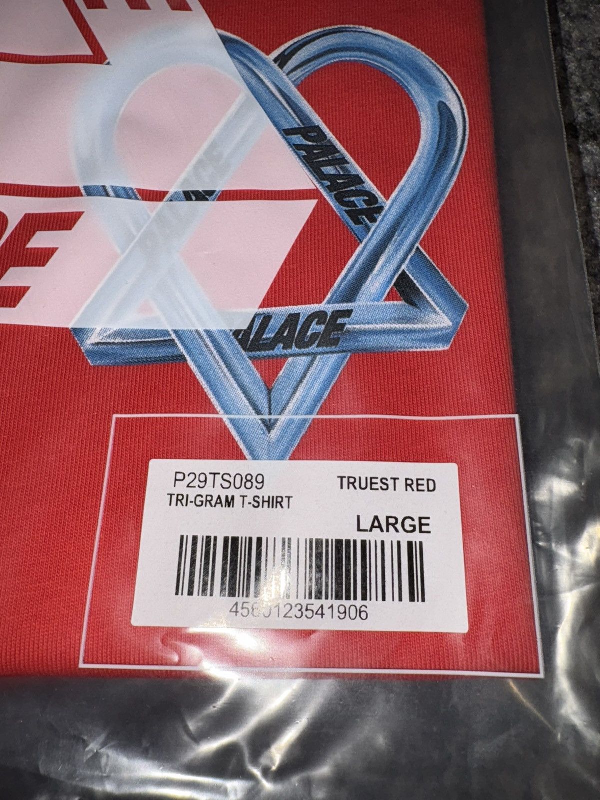 Palace Palace Tri Gram T-Shirt Red Size US L / EU 52-54 / 3 - 4 Thumbnail