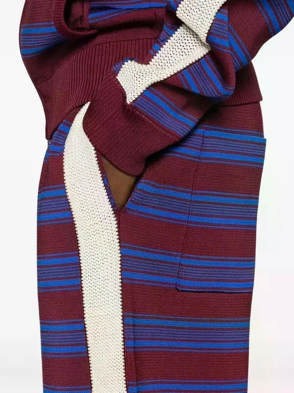 Wales Bonner Sample ‘Music’ Striped Tech Knit Shorts Size US 32 / EU 48 - 12 Thumbnail