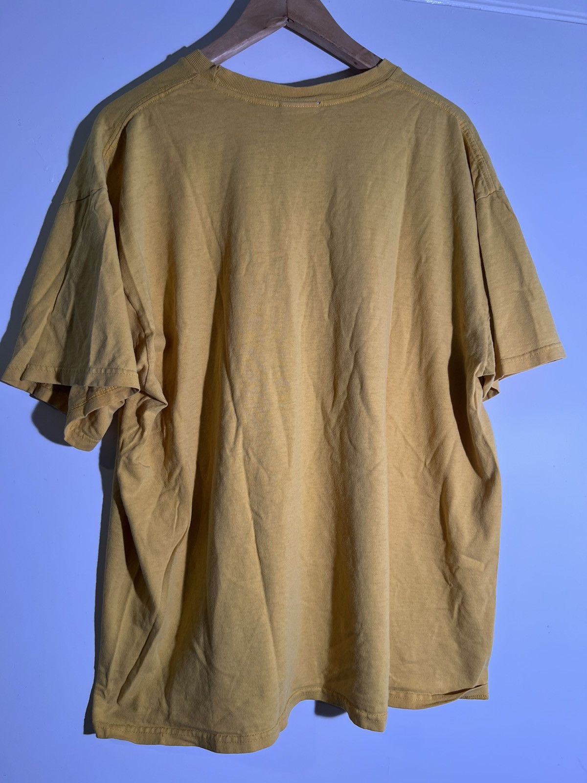 Nike 90’s 2000’s Y2K VTG Vintage Nike Yellow Check Swoop T Shirt Size US XL / EU 56 / 4 - 2 Thumbnail