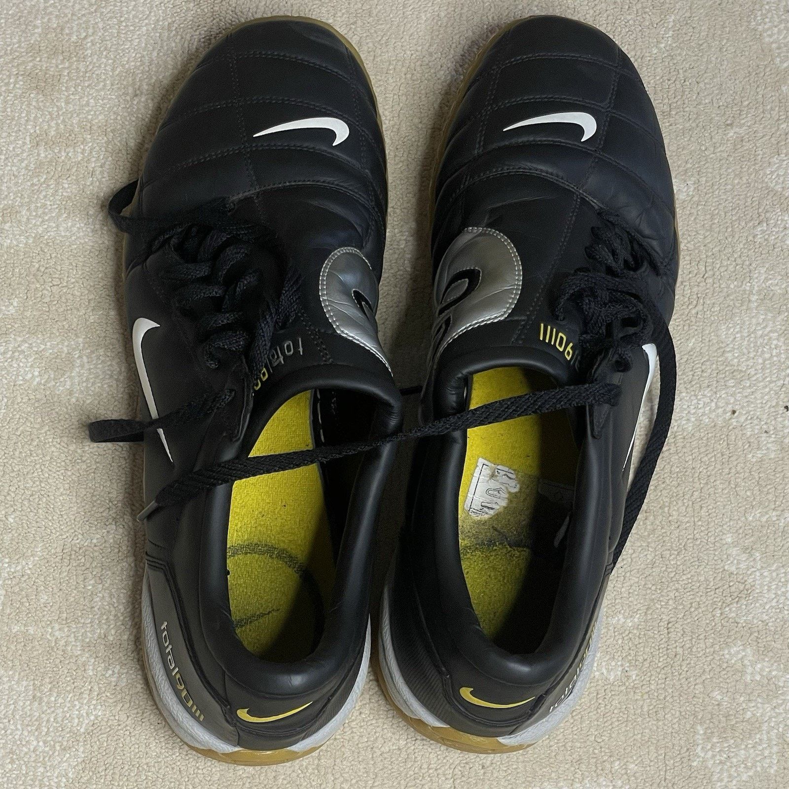 Nike vintage Nike Total 90 lll Indoor Shoes Football Soccer 2004 Size US 12 / EU 45 - 5 Thumbnail